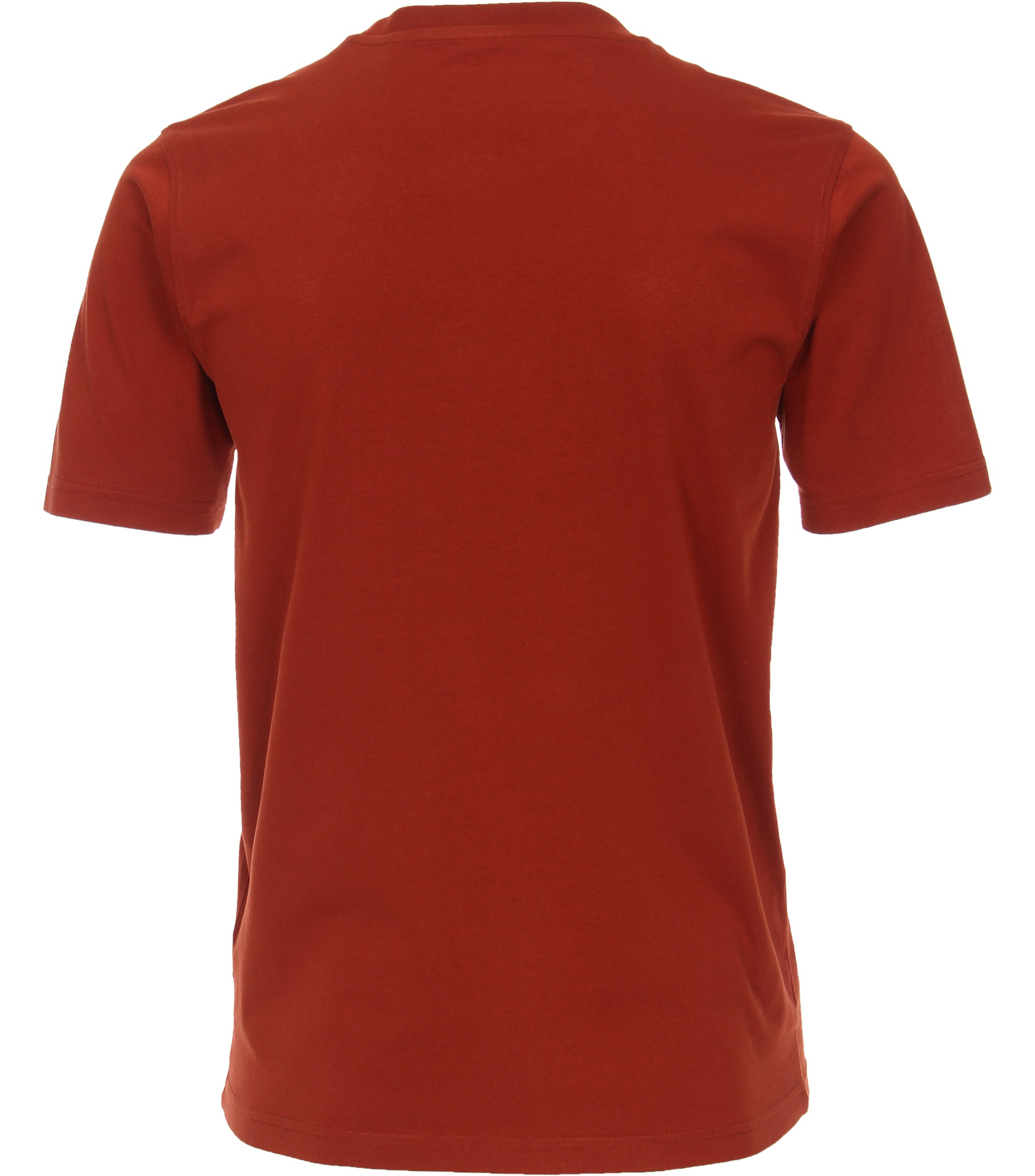 T-Shirt im unifarbenen Design in der Farbe Dunkelorange(491)