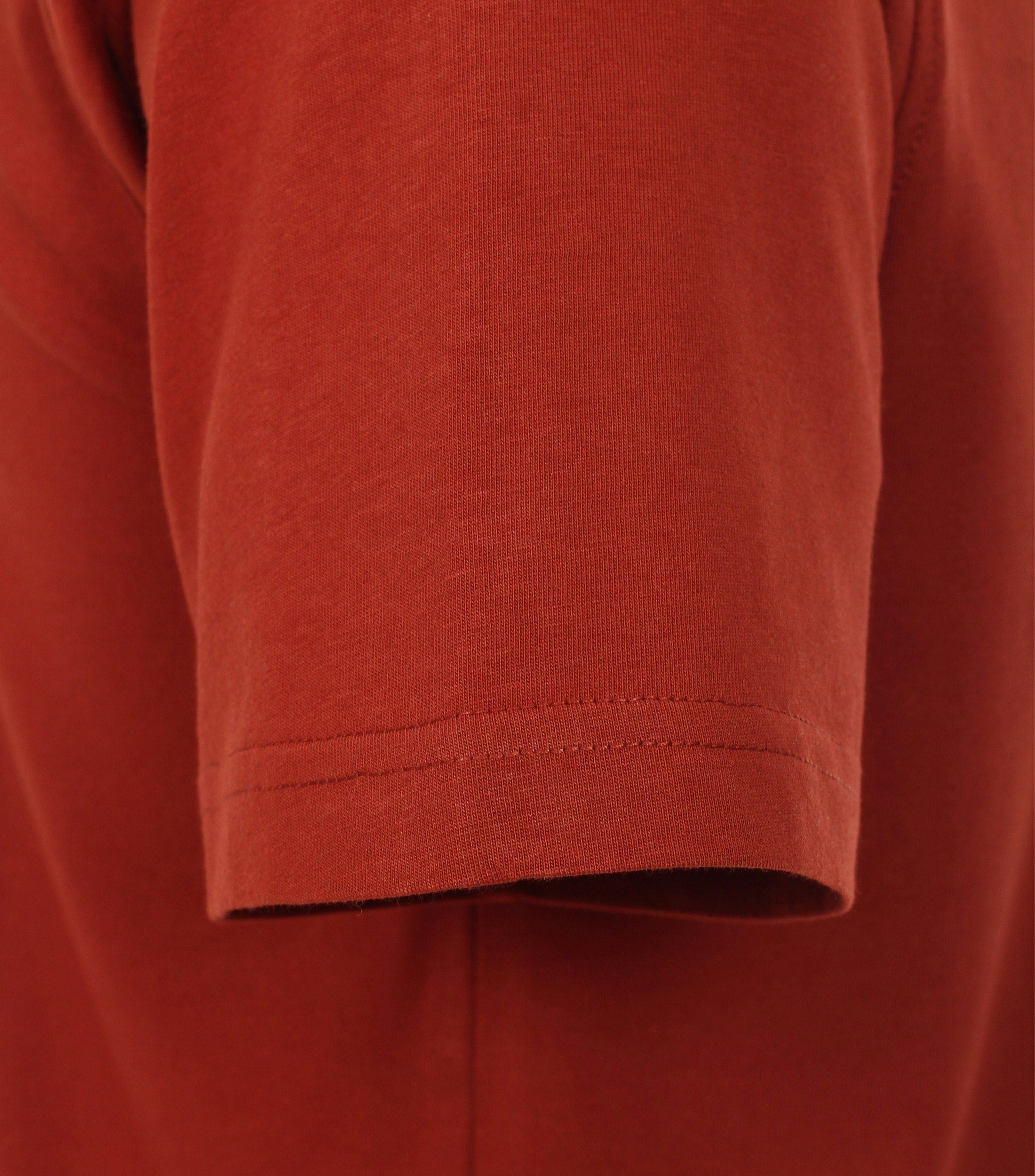 T-Shirt im unifarbenen Design in der Farbe Dunkelorange(491)
