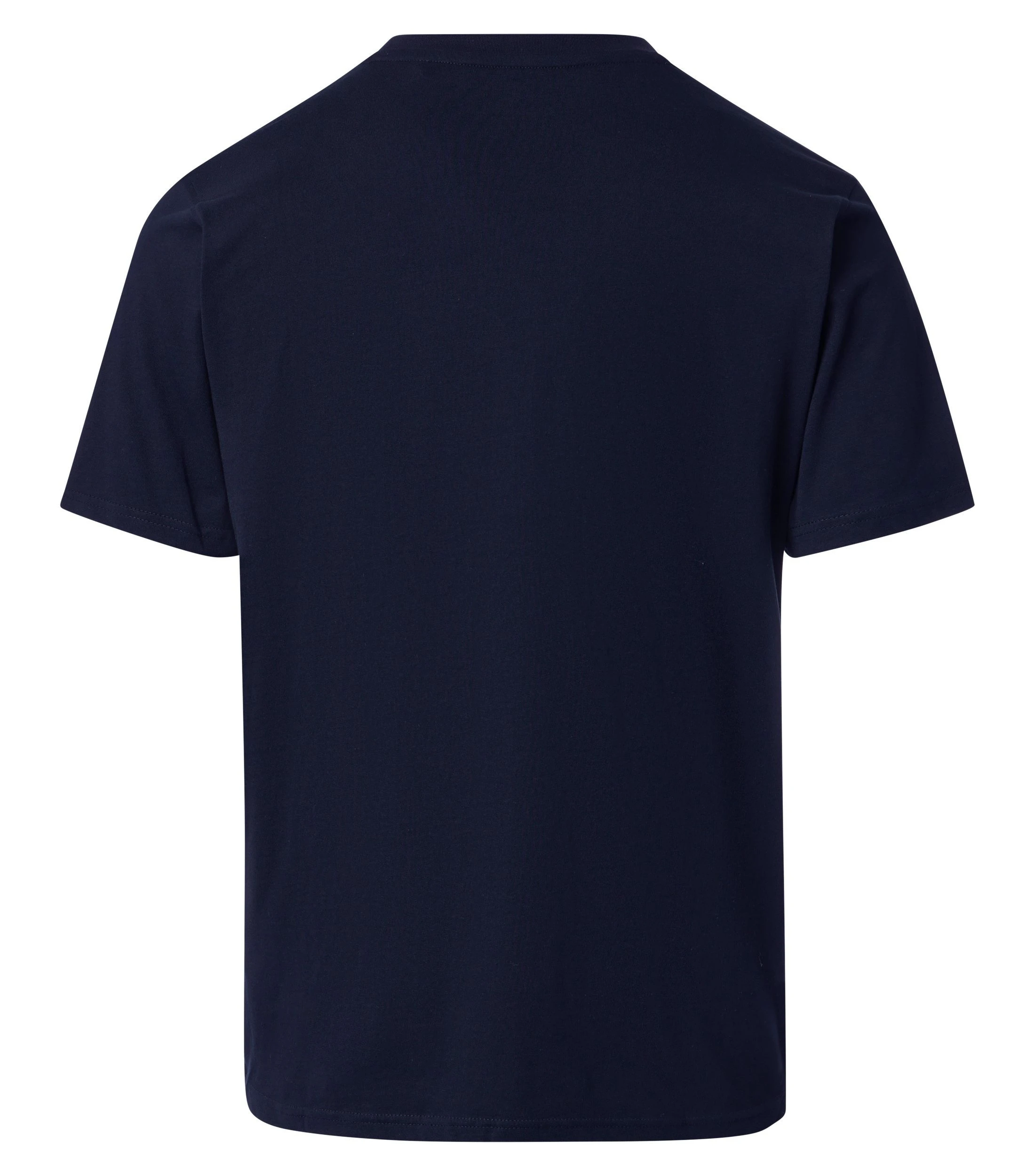 T-Shirt im unifarbenen Design in der Farbe Dunkelblau