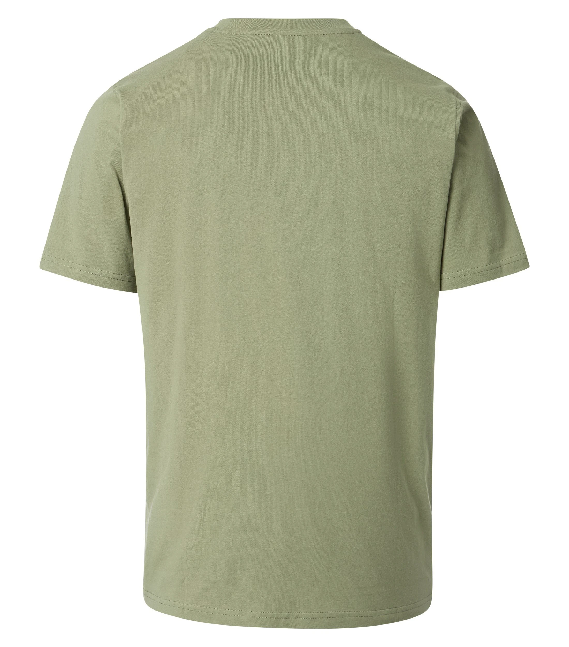 T-Shirt im unifarbenen Design in der Farbe Apfelgrün