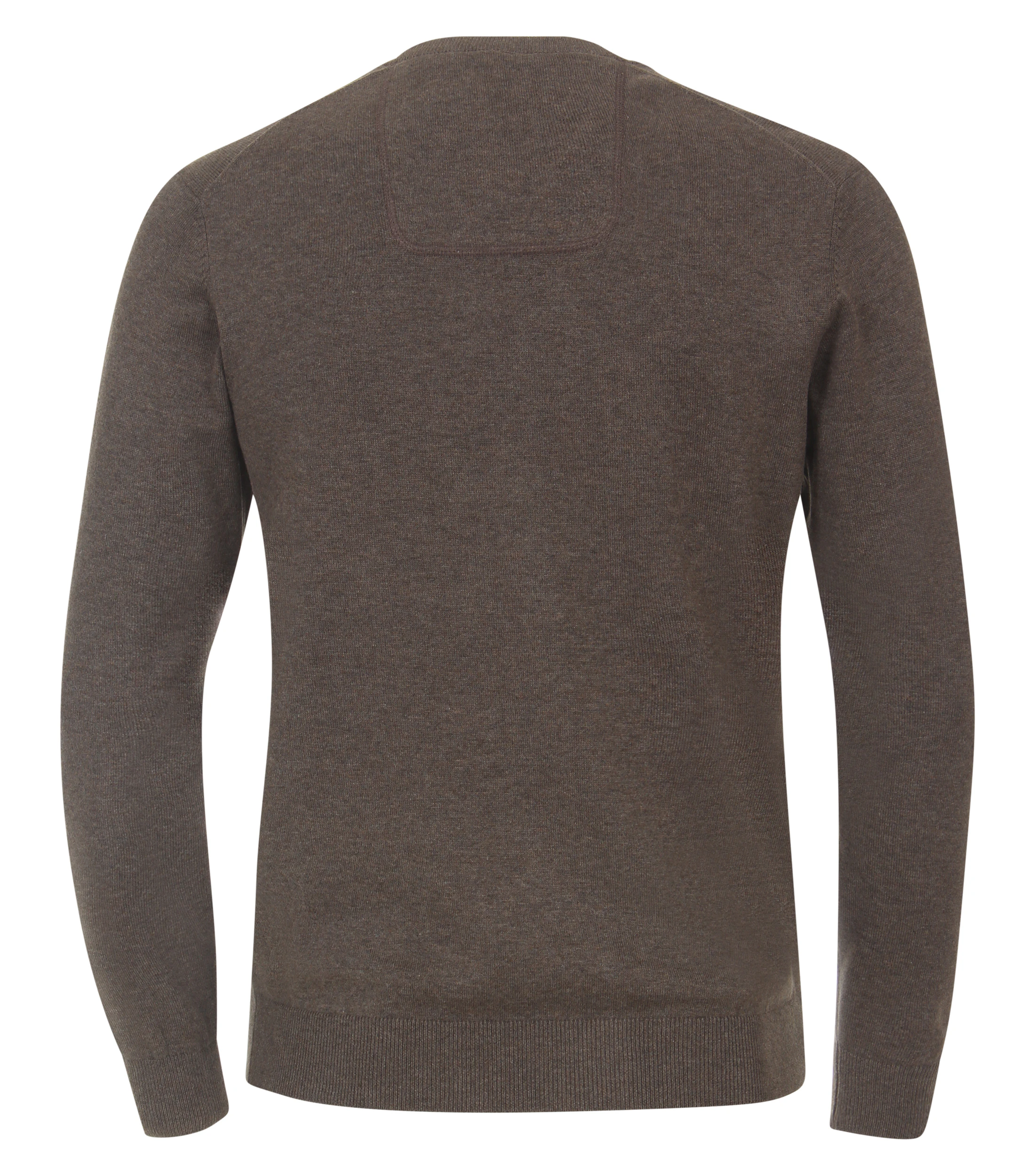 Pullover im unifarbenen Design in der Farbe Schlamm