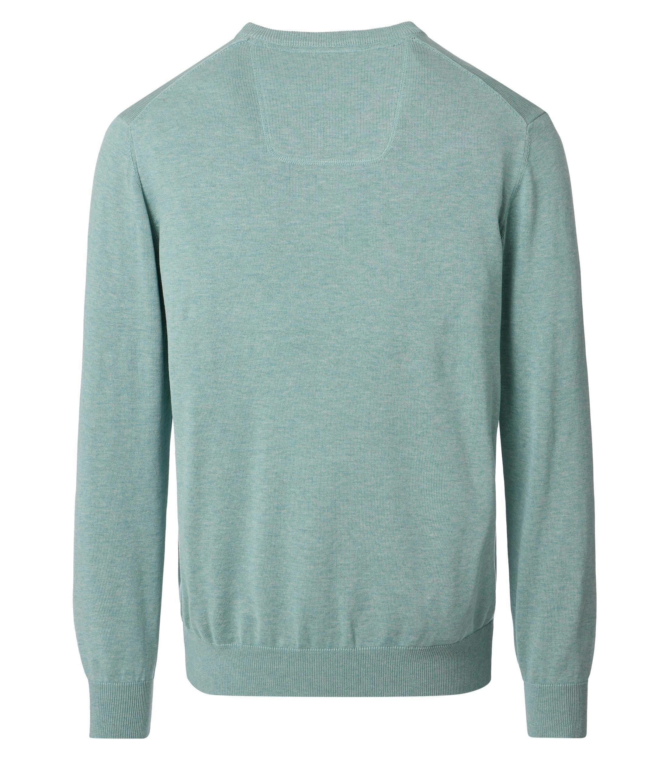 Ein Pullover im uni Muster in der Farbe Mint
