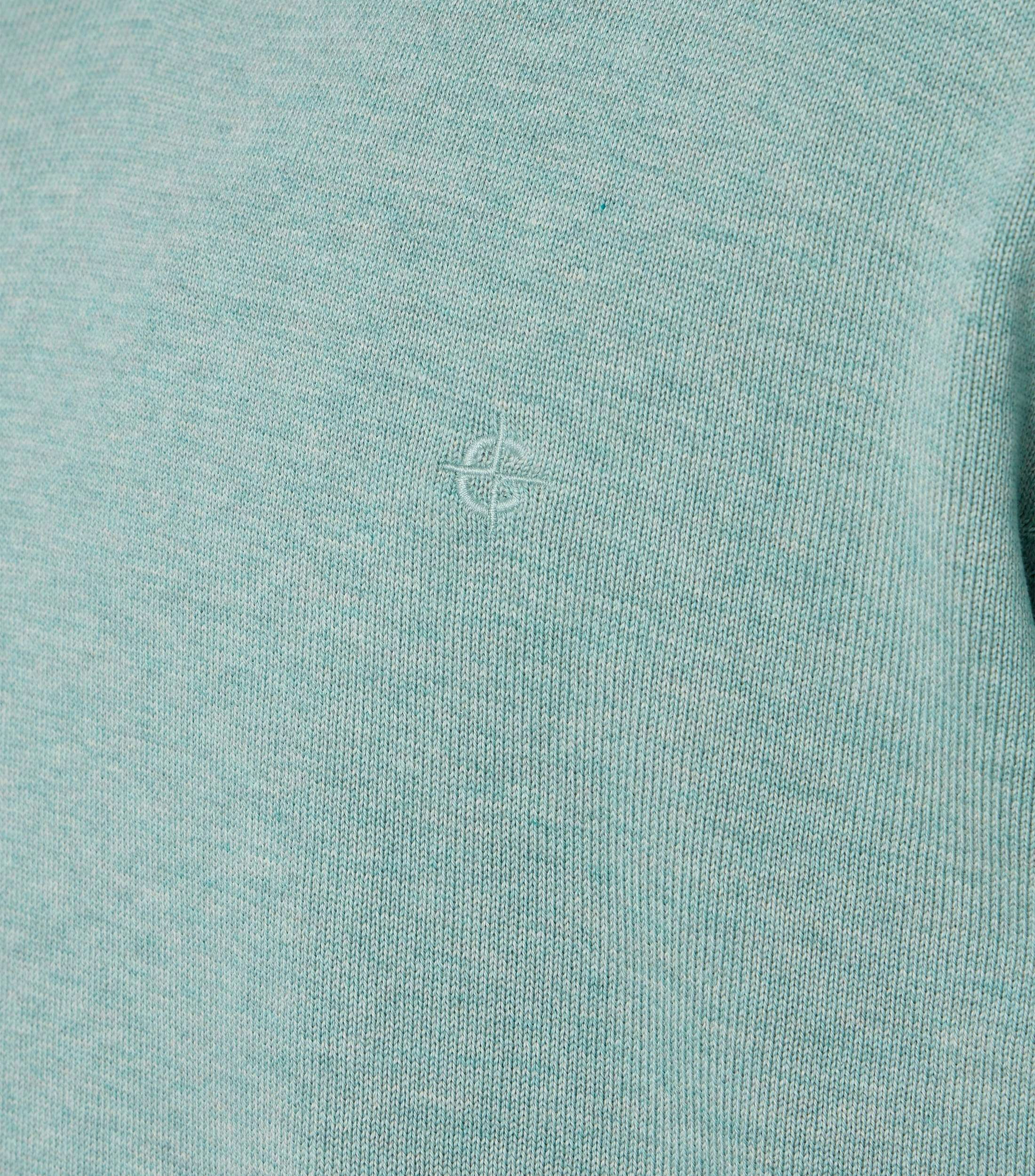Ein Pullover im uni Muster in der Farbe Mint