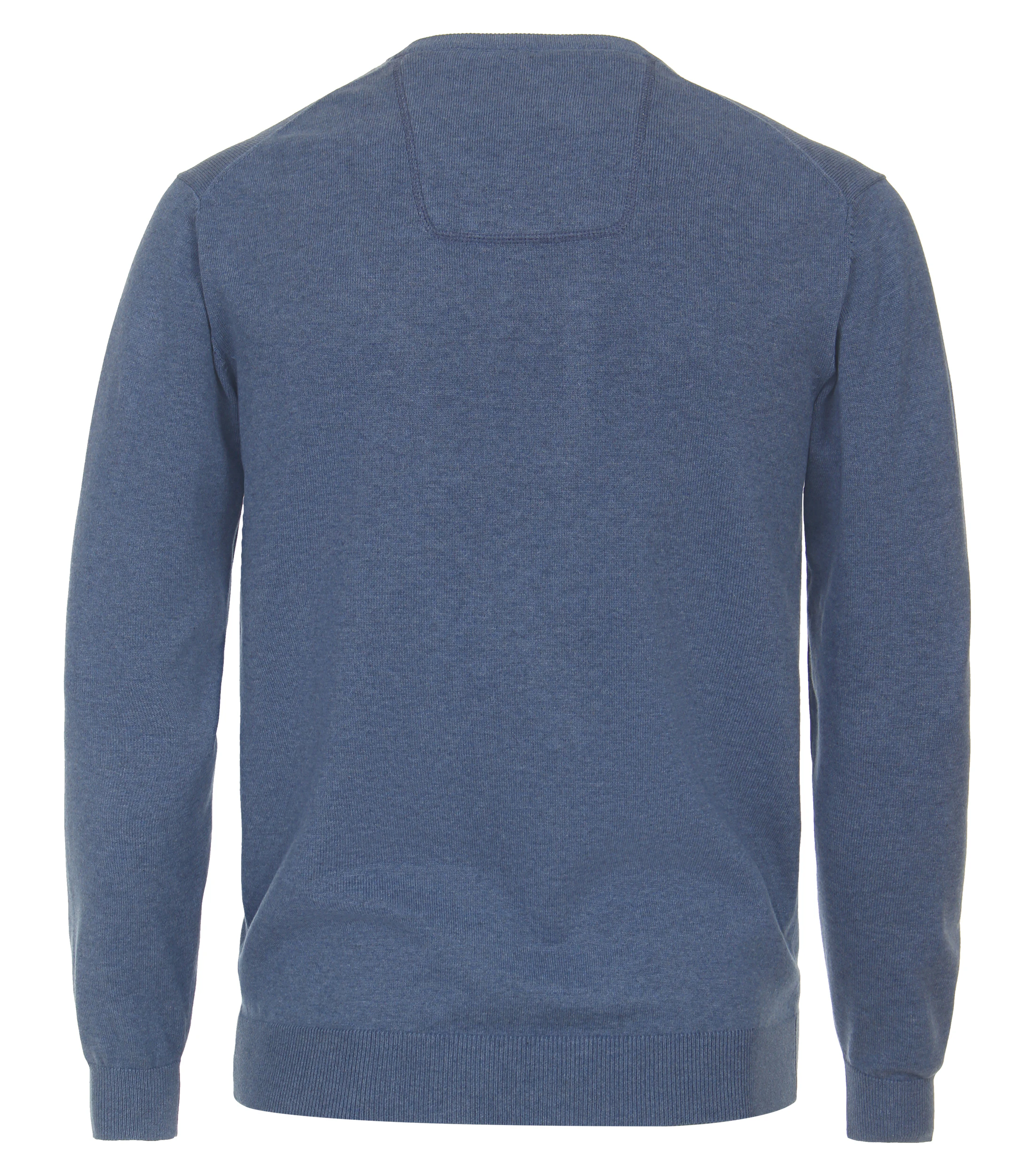 Pullover im unifarbenen Design in der Farbe Mittelblau(199)