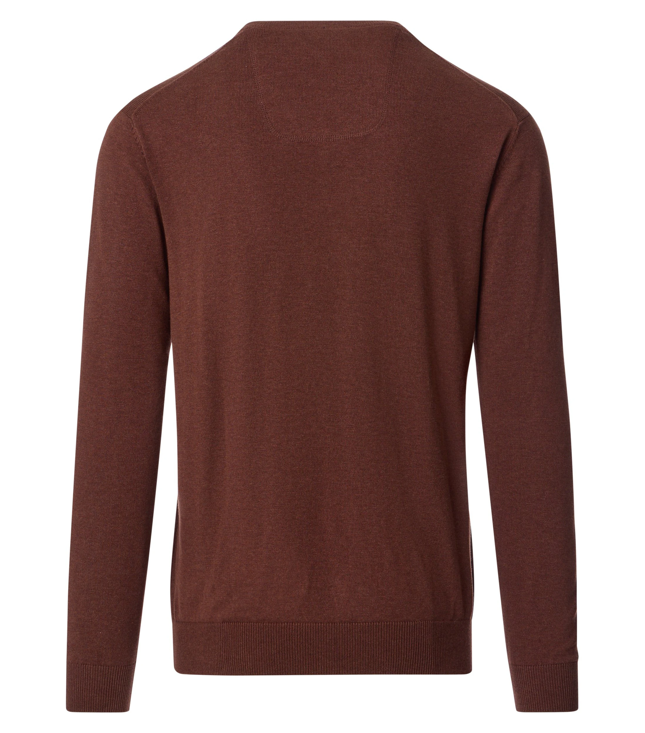 Pullover im unifarbenen Design in der Farbe Dunkelorange(496)