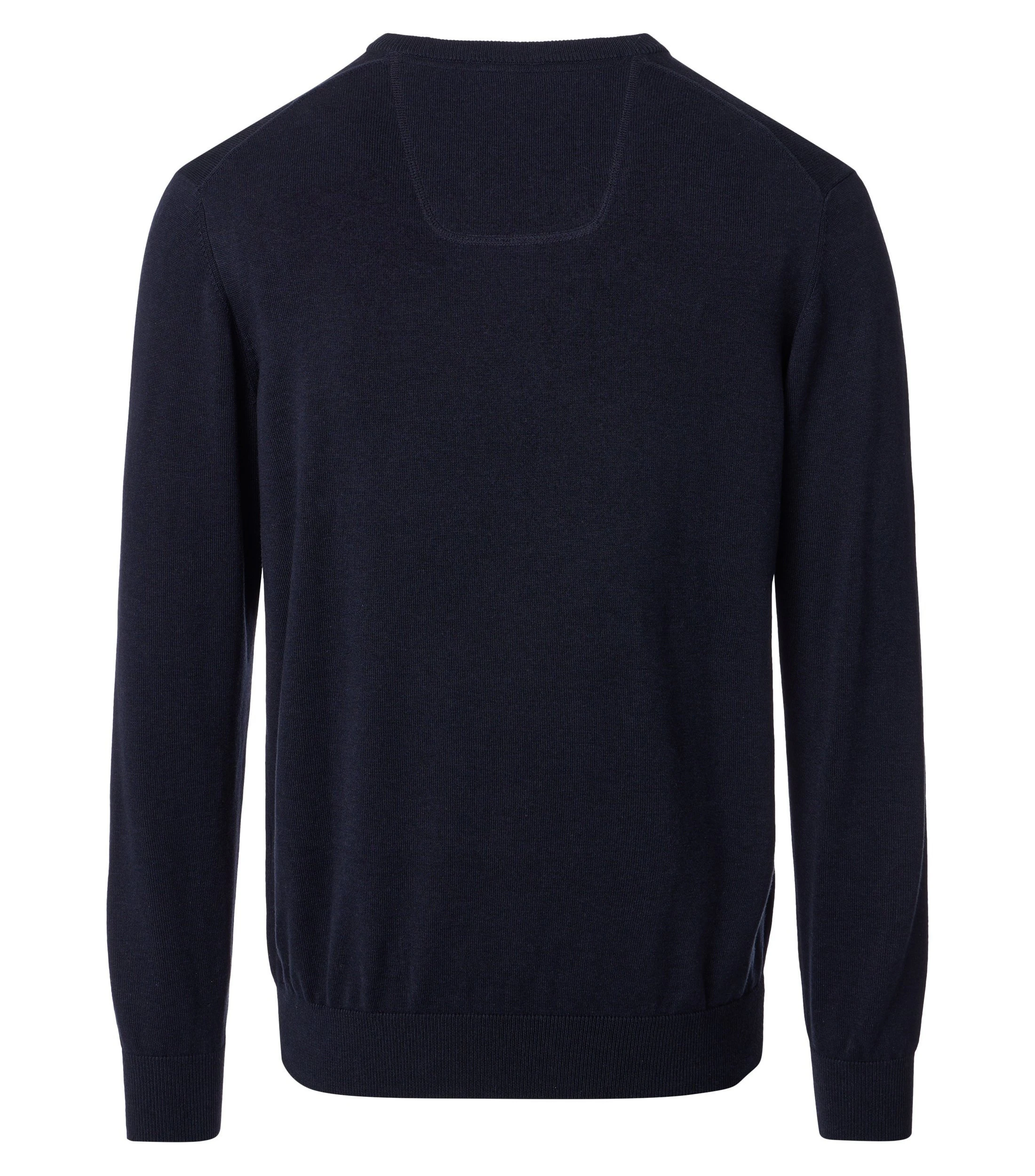 Pullover im unifarbenen Design in der Farbe Dunkelblau