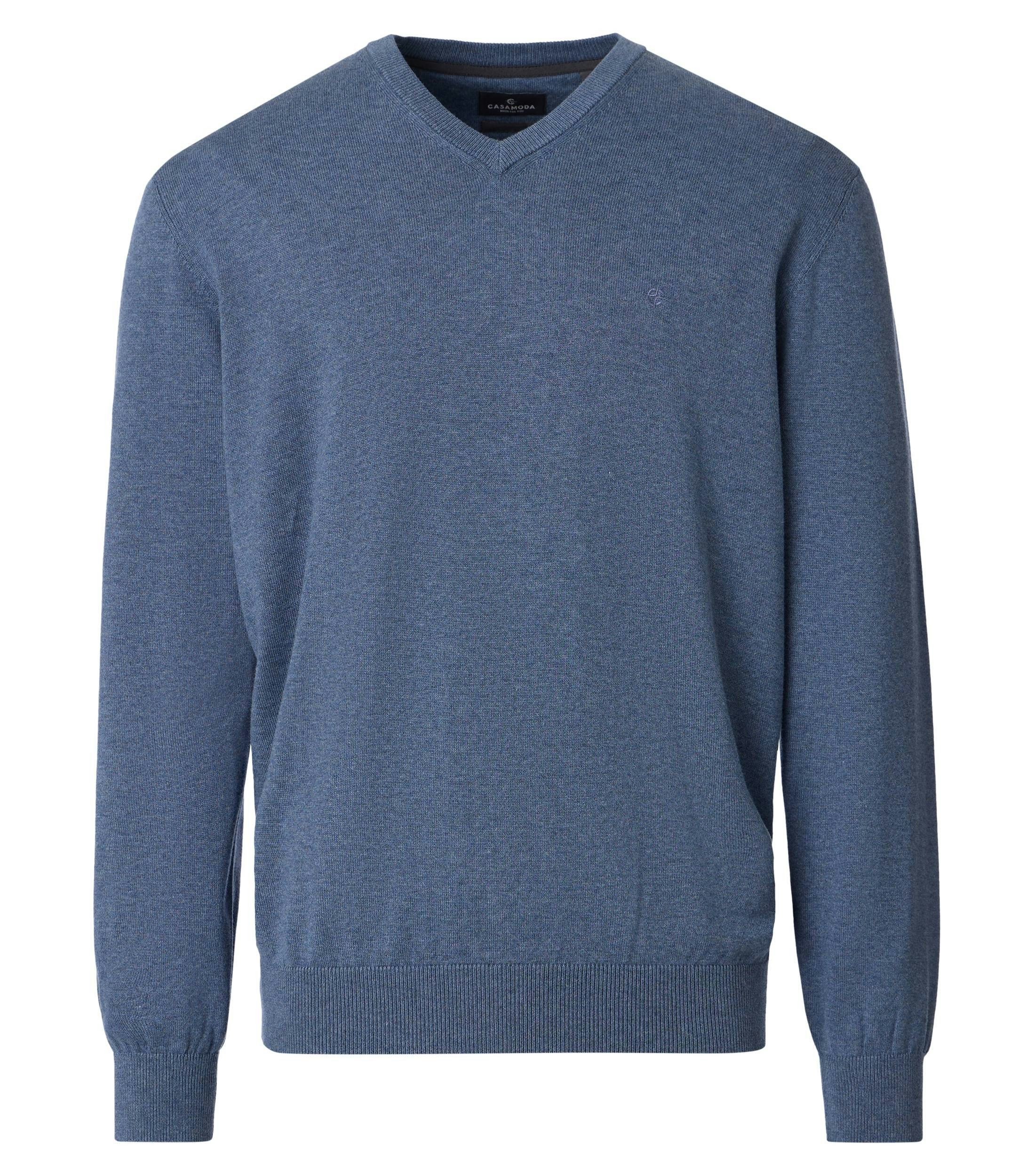 Pullover im unifarbenen Design in der Farbe Königsblau