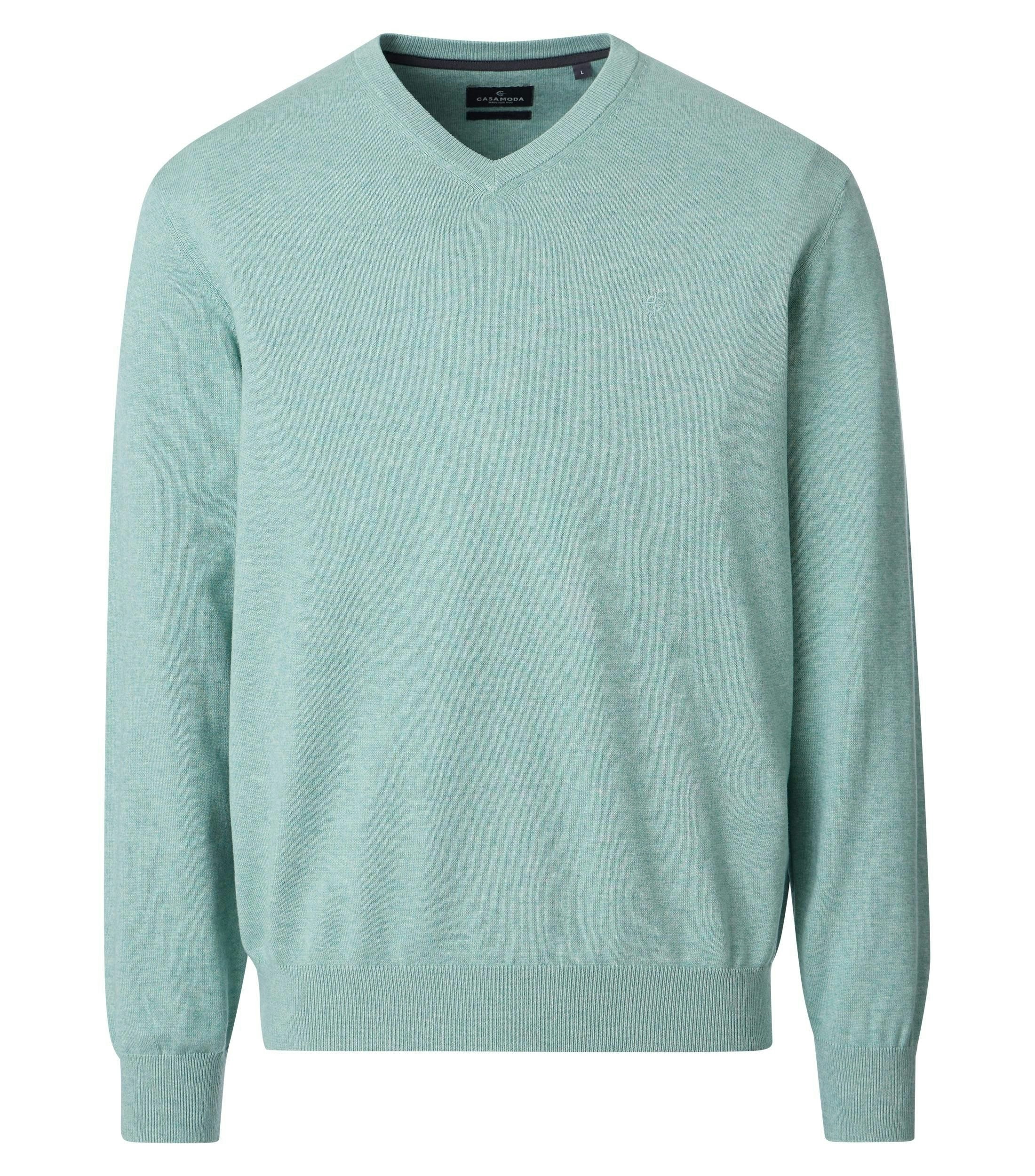 Pullover im unifarbenen Design in der Farbe Baby Türkis