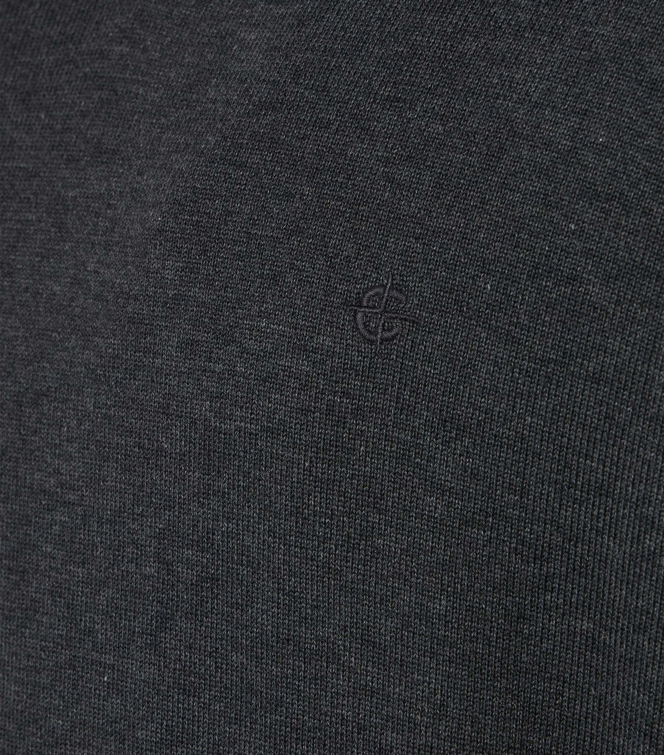 Pullover im unifarbenen Design in der Farbe Grauschwarz