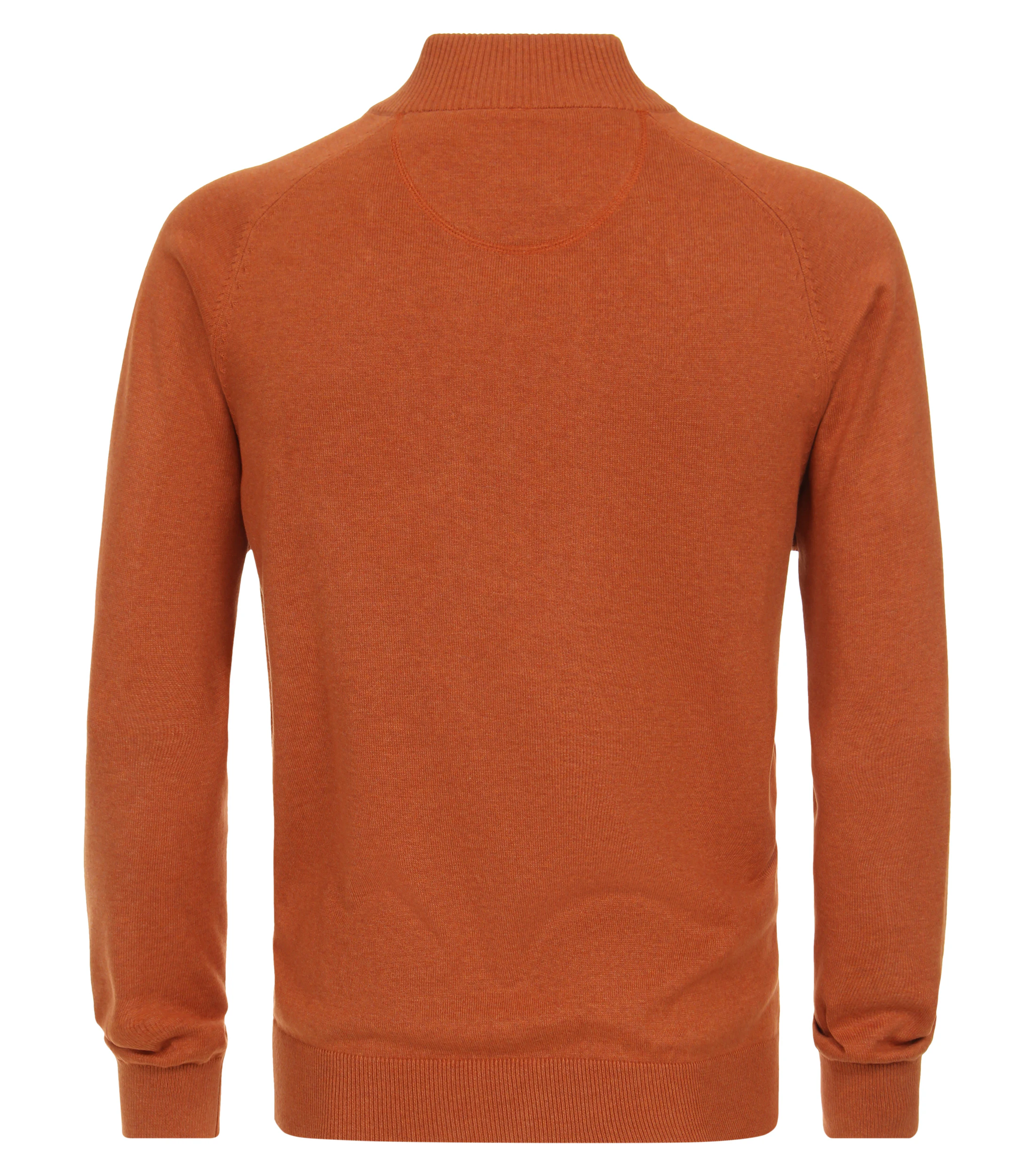 Strickjacke im unifarbenen Design in der Farbe Orange