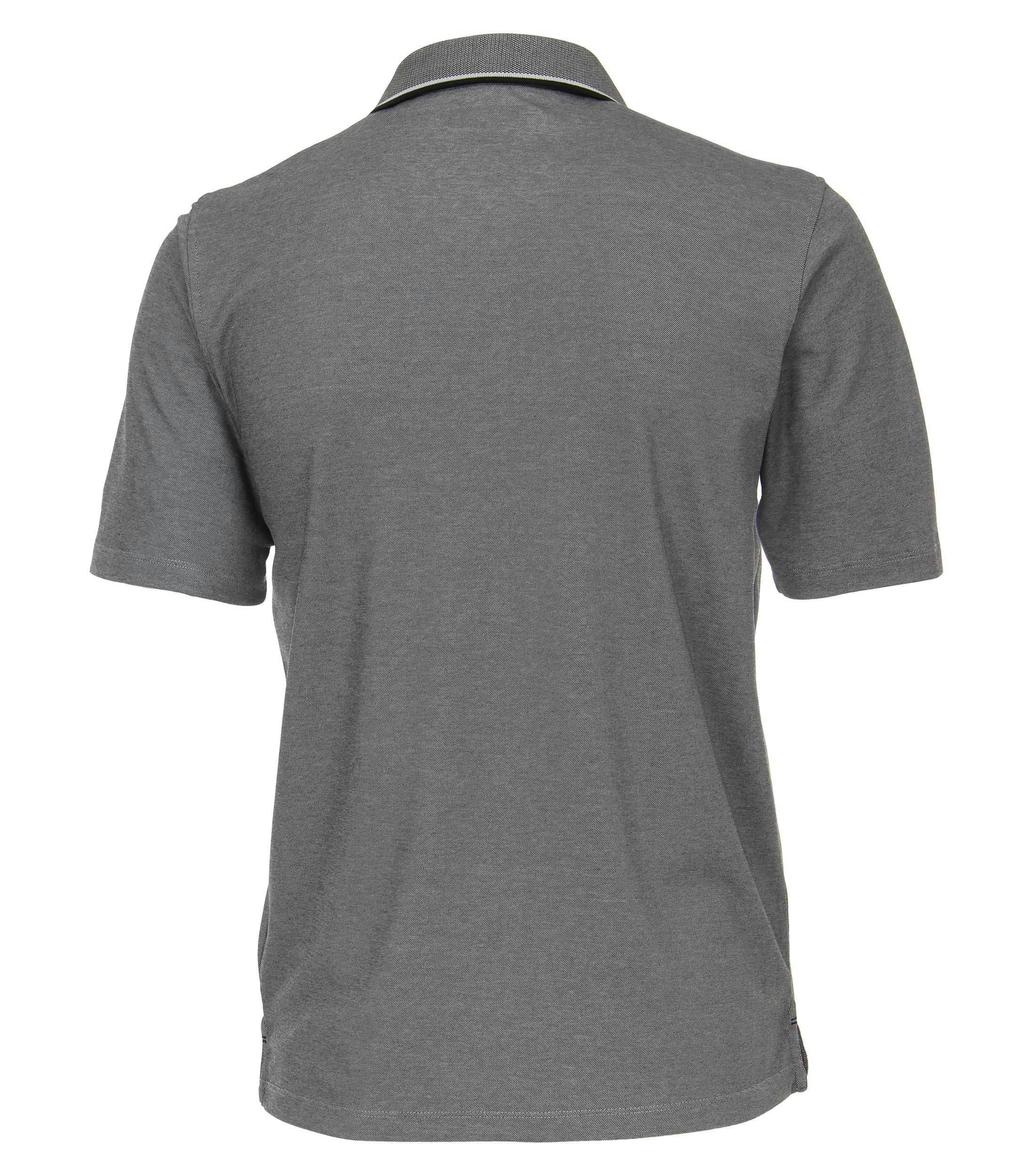 Ein Polo-Shirt im uni Muster in der Farbe Grau