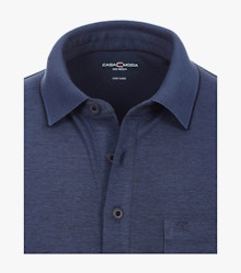Polo-Shirt in graues Dunkelblau - CASAMODA