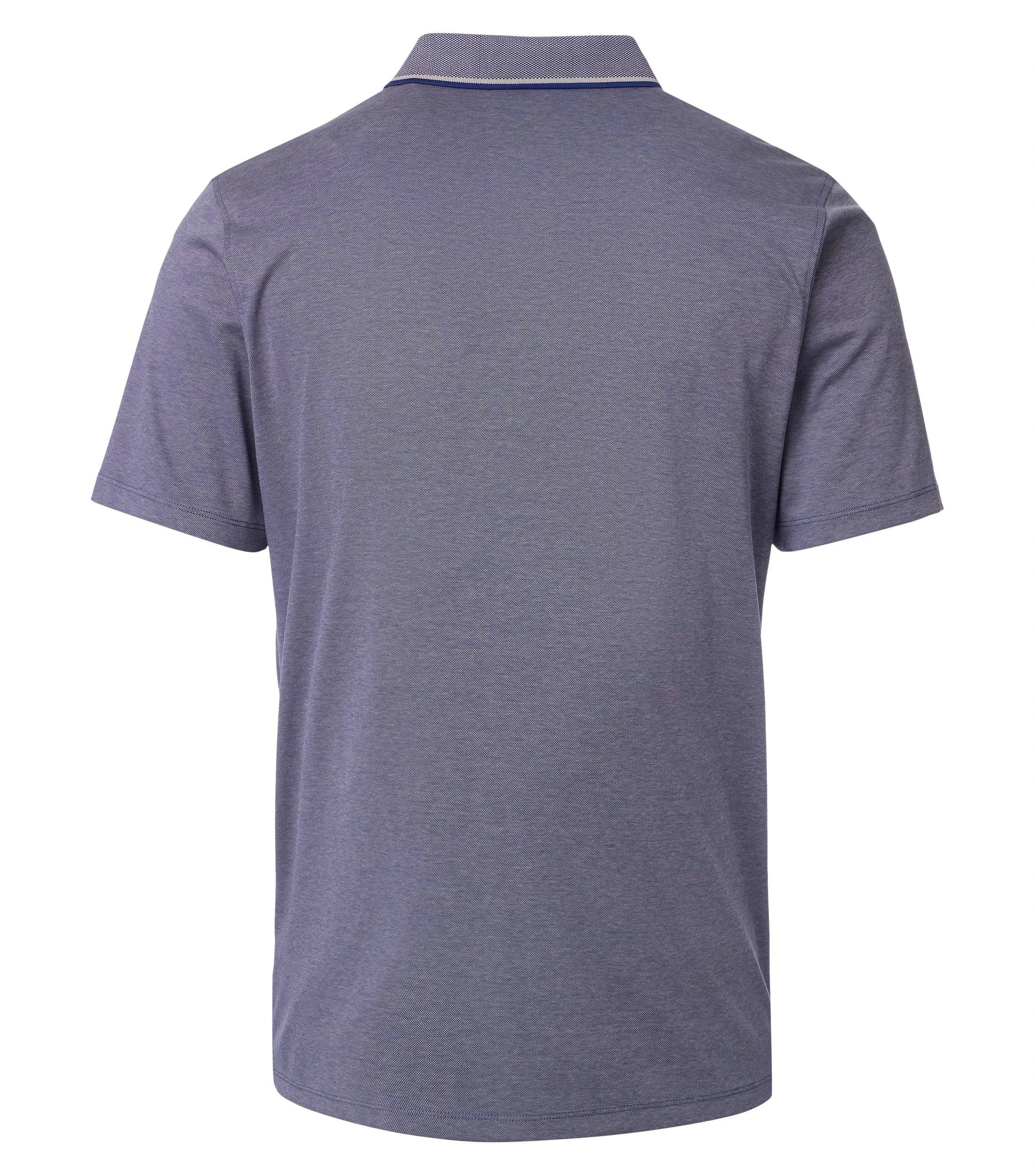 Polo-Shirt im unifarbenen Design in der Farbe Weißblau
