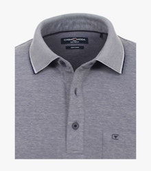 Polo-Shirt in Weißblau - CASAMODA