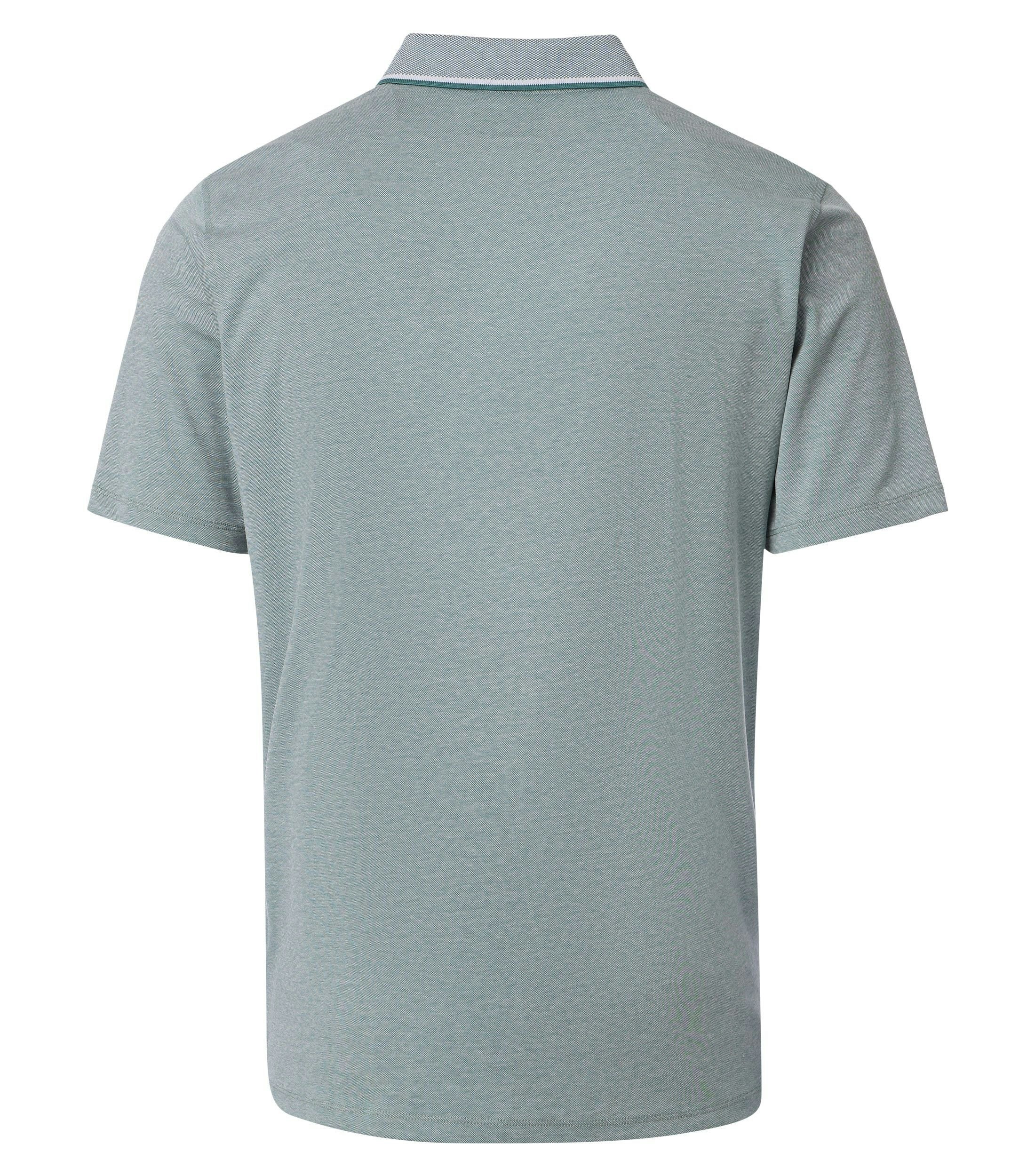 Ein Polo-Shirt im uni Muster in der Farbe Mint