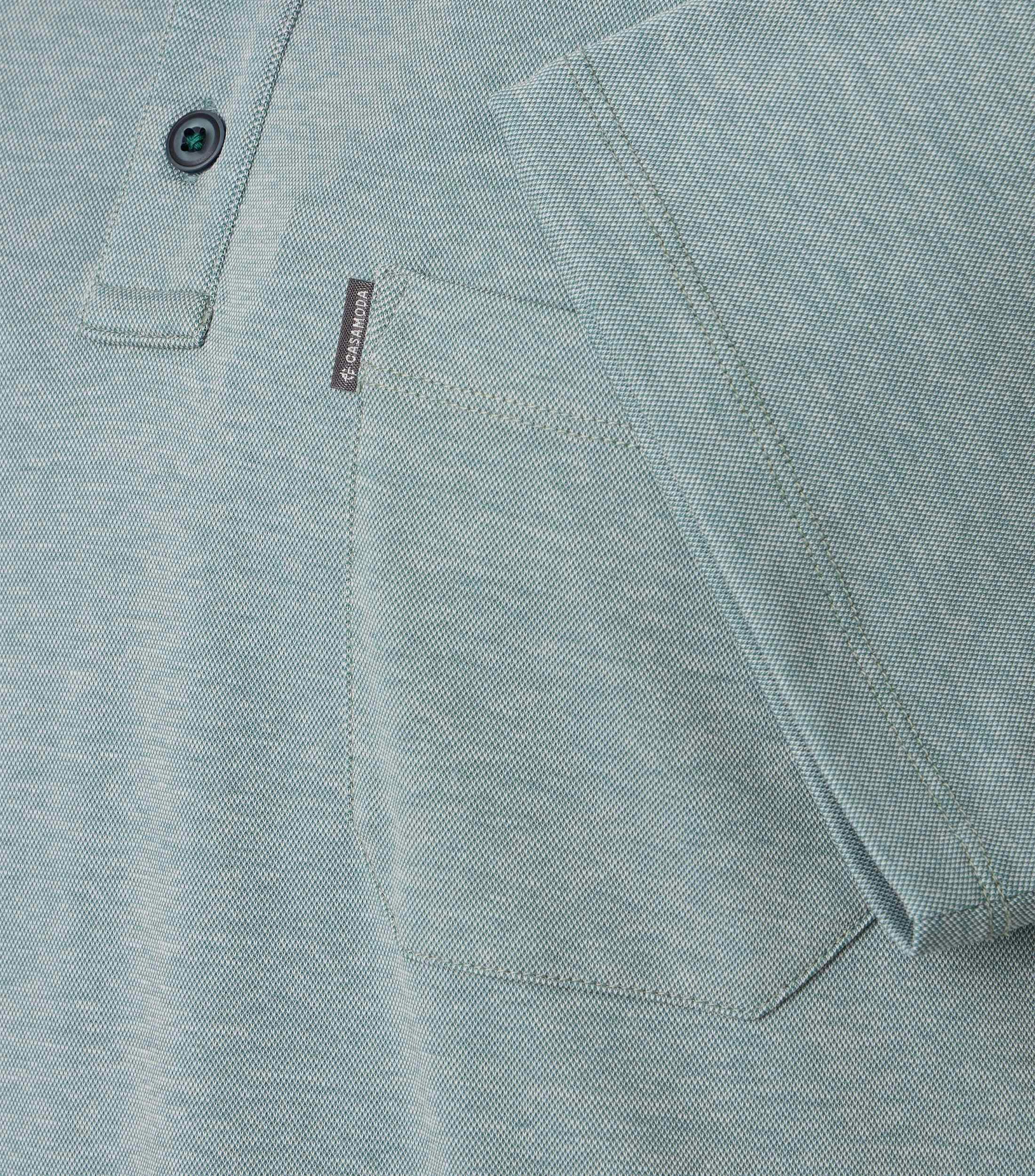 Polo-Shirt im unifarbenen Design in der Farbe Mint