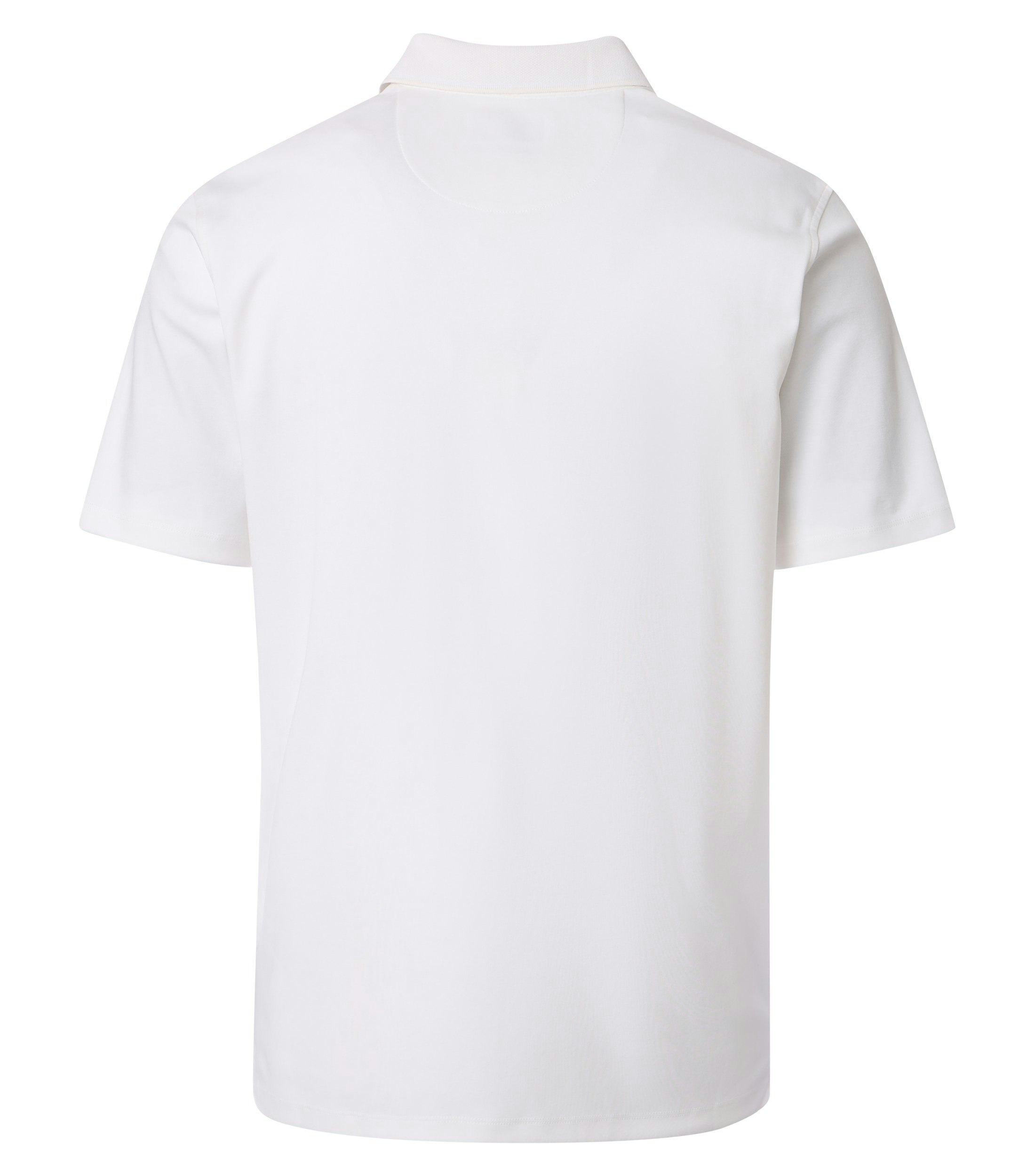 Polo-Shirt im unifarbenen Design in der Farbe Weiß(000)