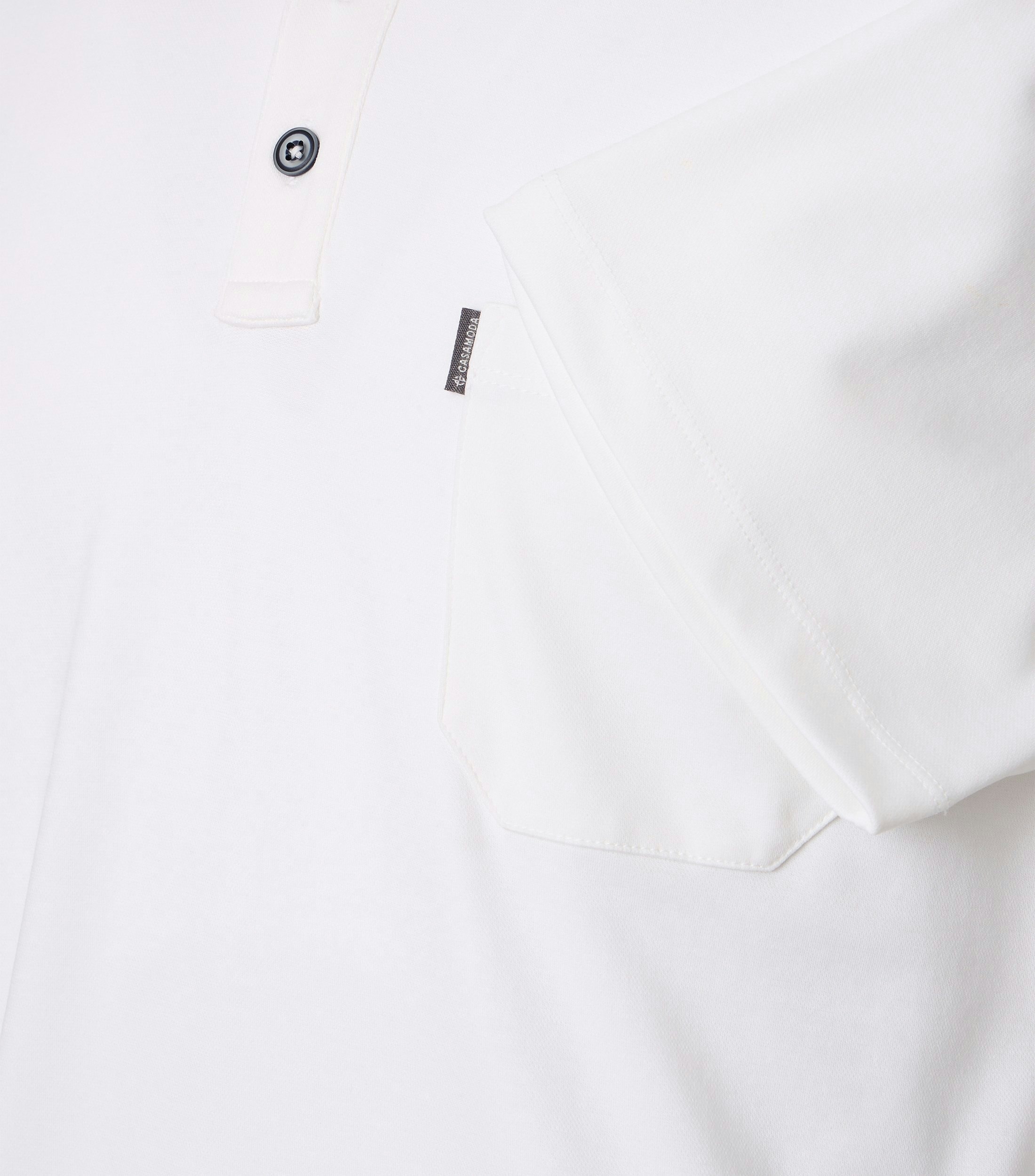 Polo-Shirt im unifarbenen Design in der Farbe Weiß(000)