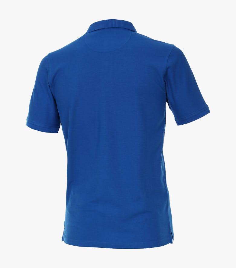 Polo-Shirt in dunkles Mittelblau - CASAMODA
