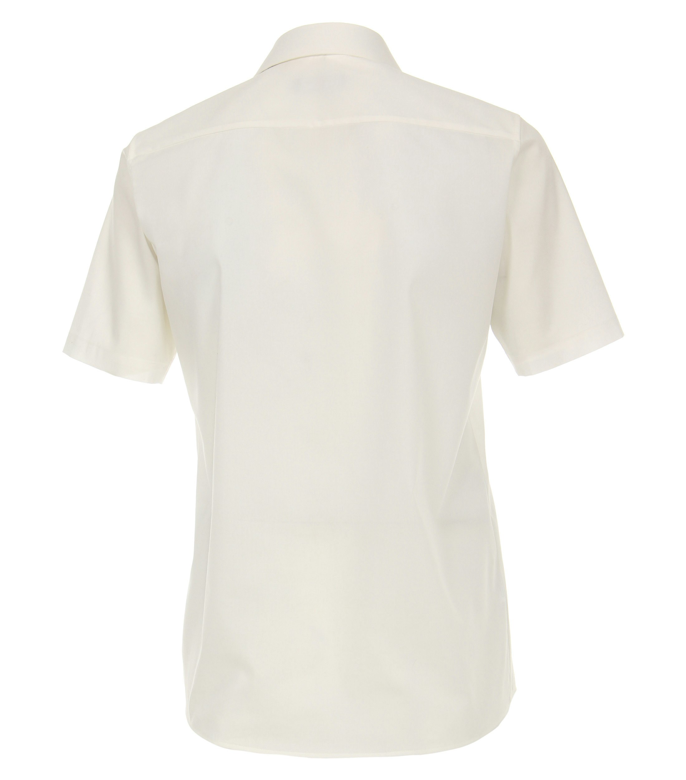 Ein Businesshemd im uni Muster in der Farbe Weißbeige