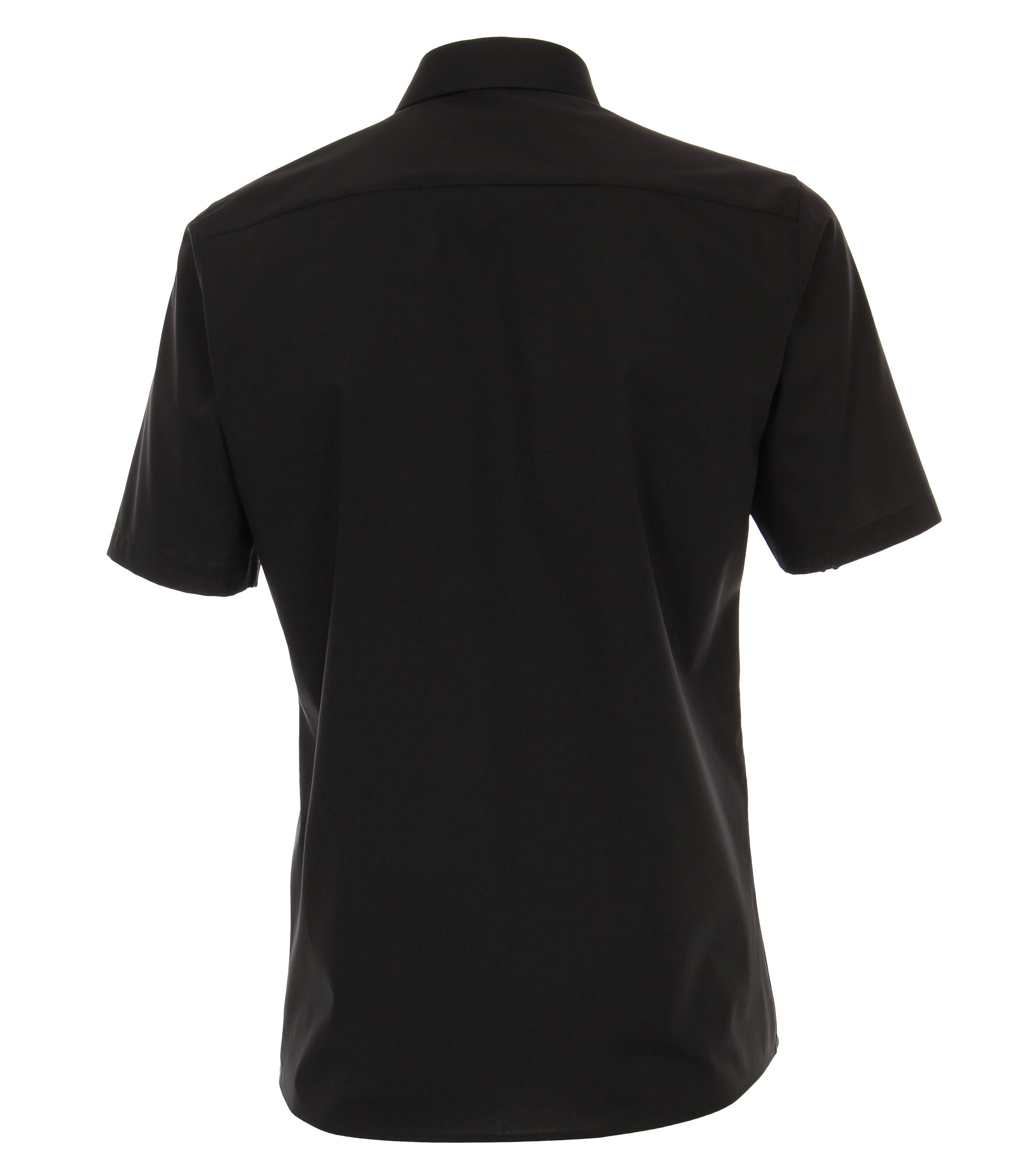 Ein Businesshemd im uni Muster in der Farbe Schwarz