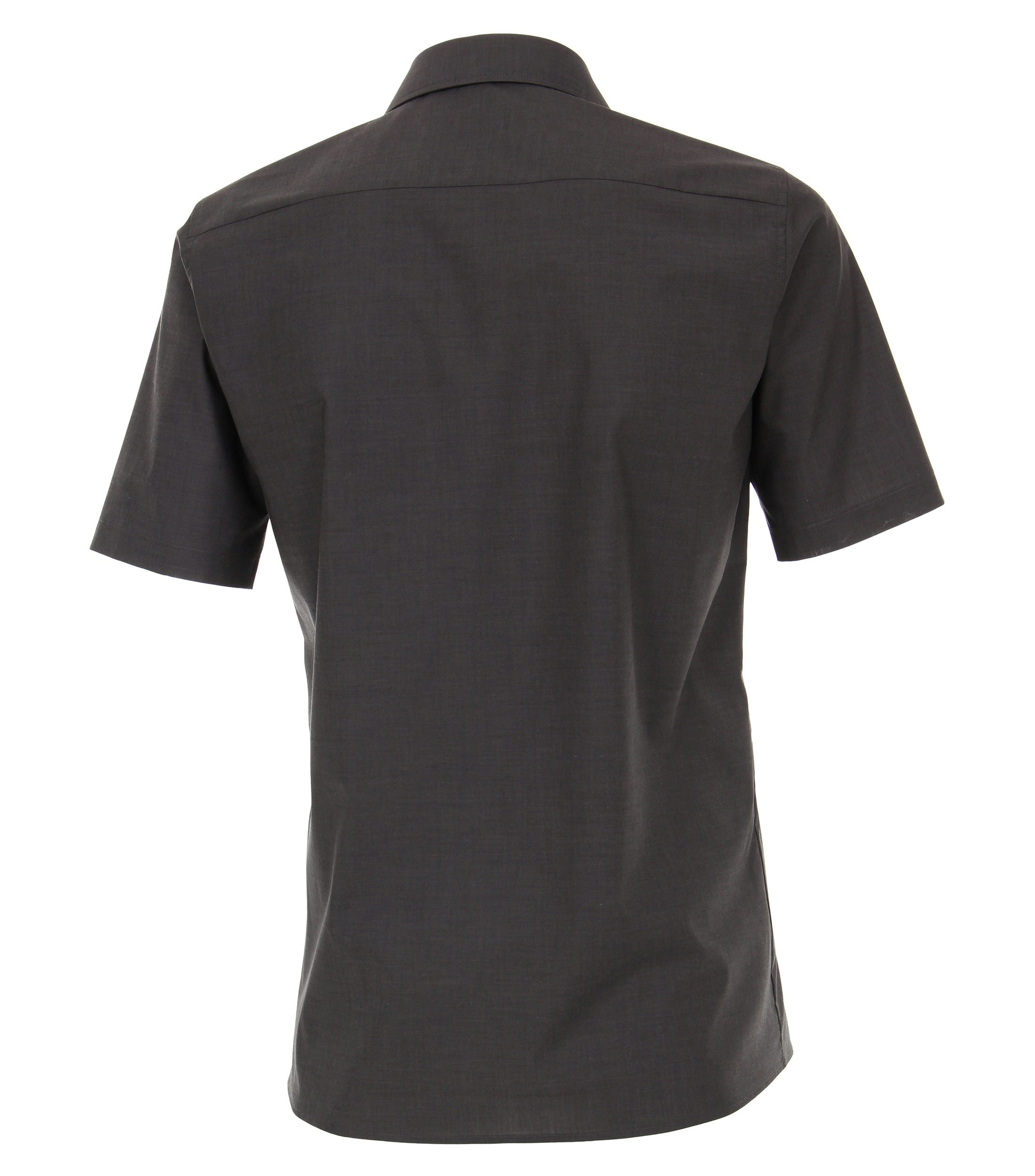 Ein Businesshemd im uni Muster in der Farbe Dunkelgrau