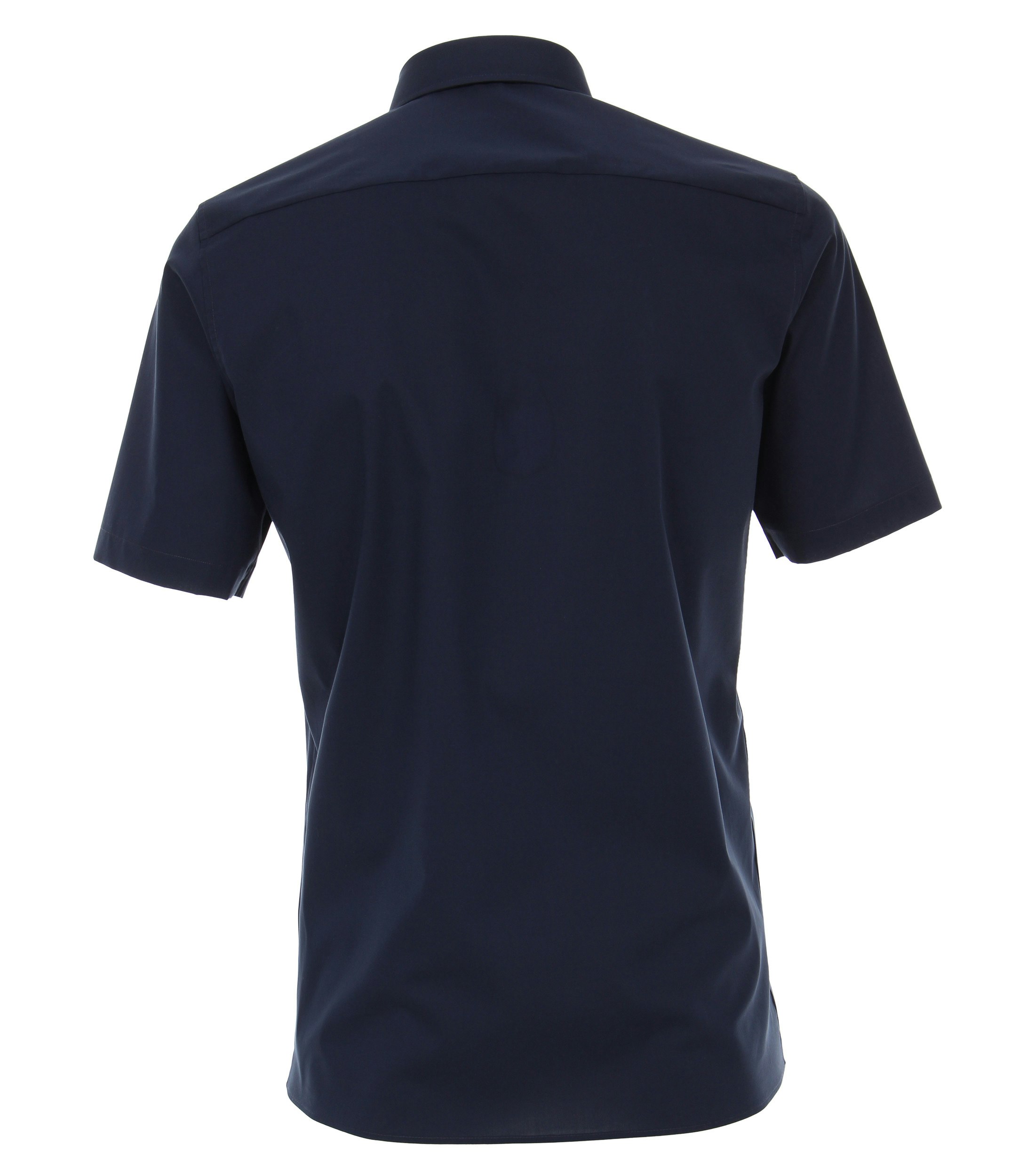 Ein Businesshemd im uni Muster in der Farbe Dunkelblau