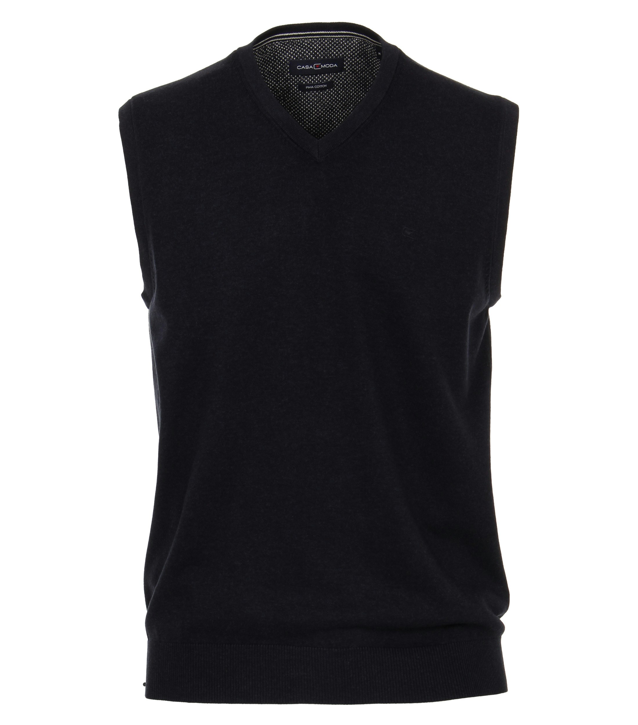 Ein Pullunder im uni Muster in der Farbe Dunkelblau