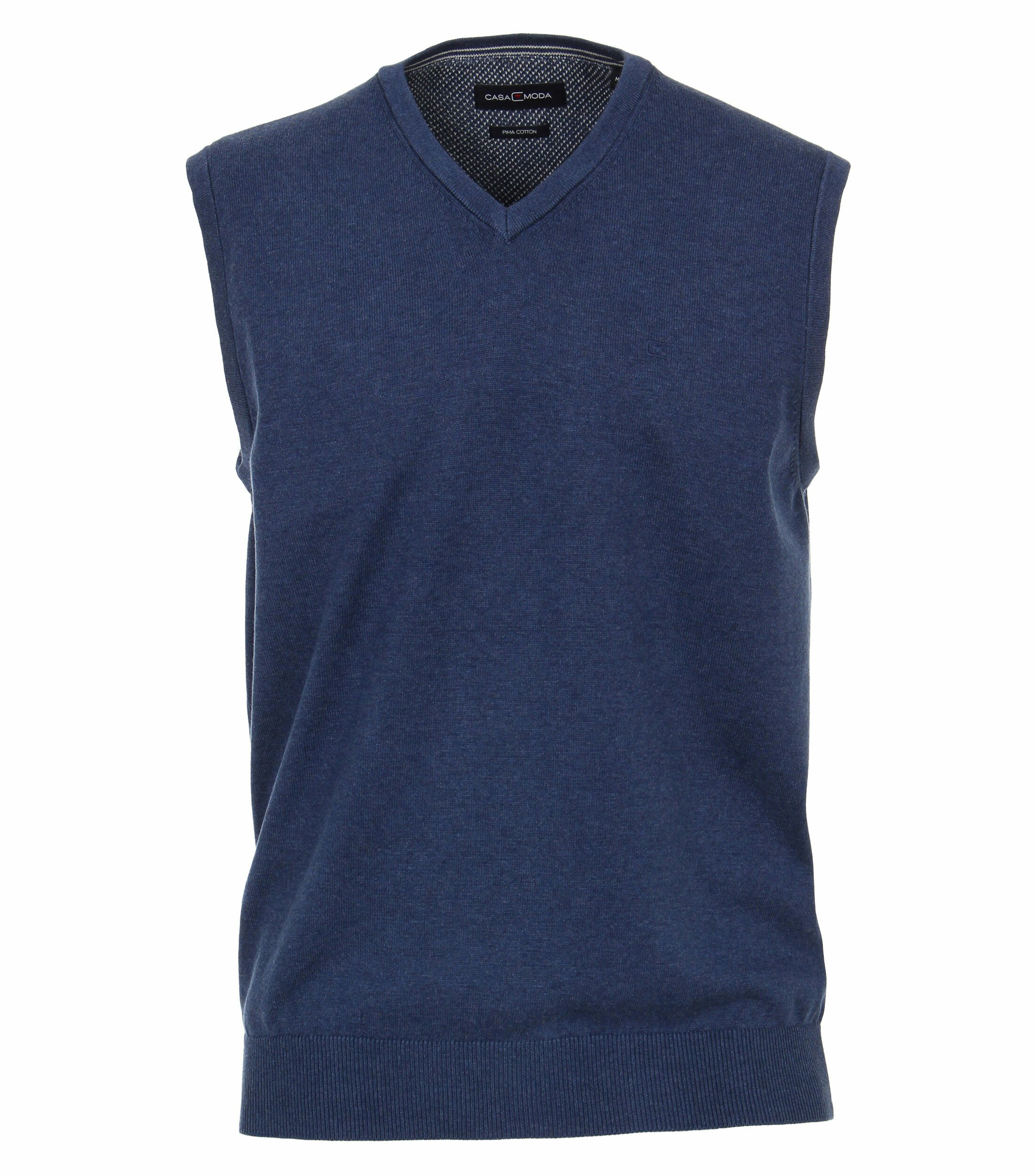 Ein Pullunder im uni Muster in der Farbe Aquadunkelblau