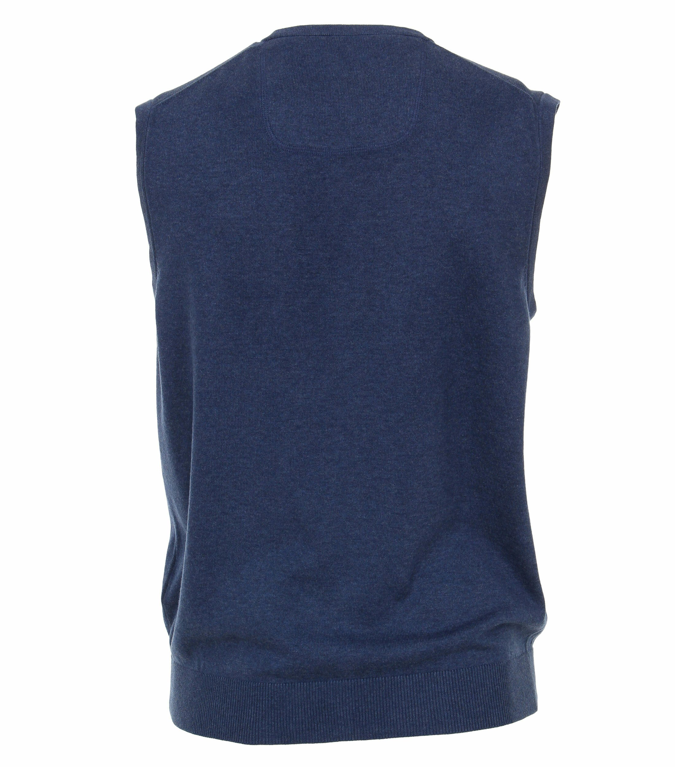 Ein Pullunder im uni Muster in der Farbe Aquadunkelblau