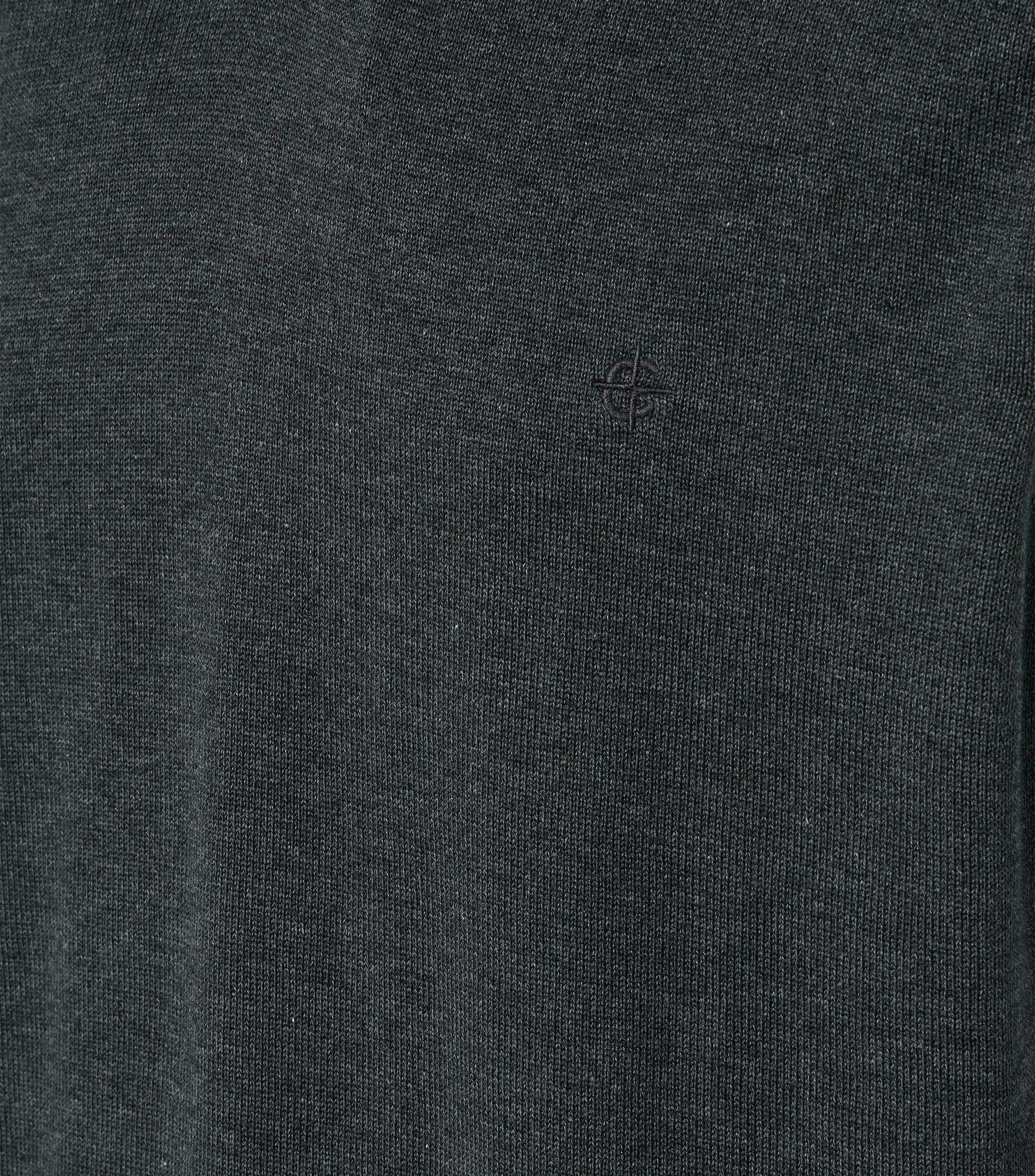 Ein Pullunder im uni Muster in der Farbe Grauschwarz