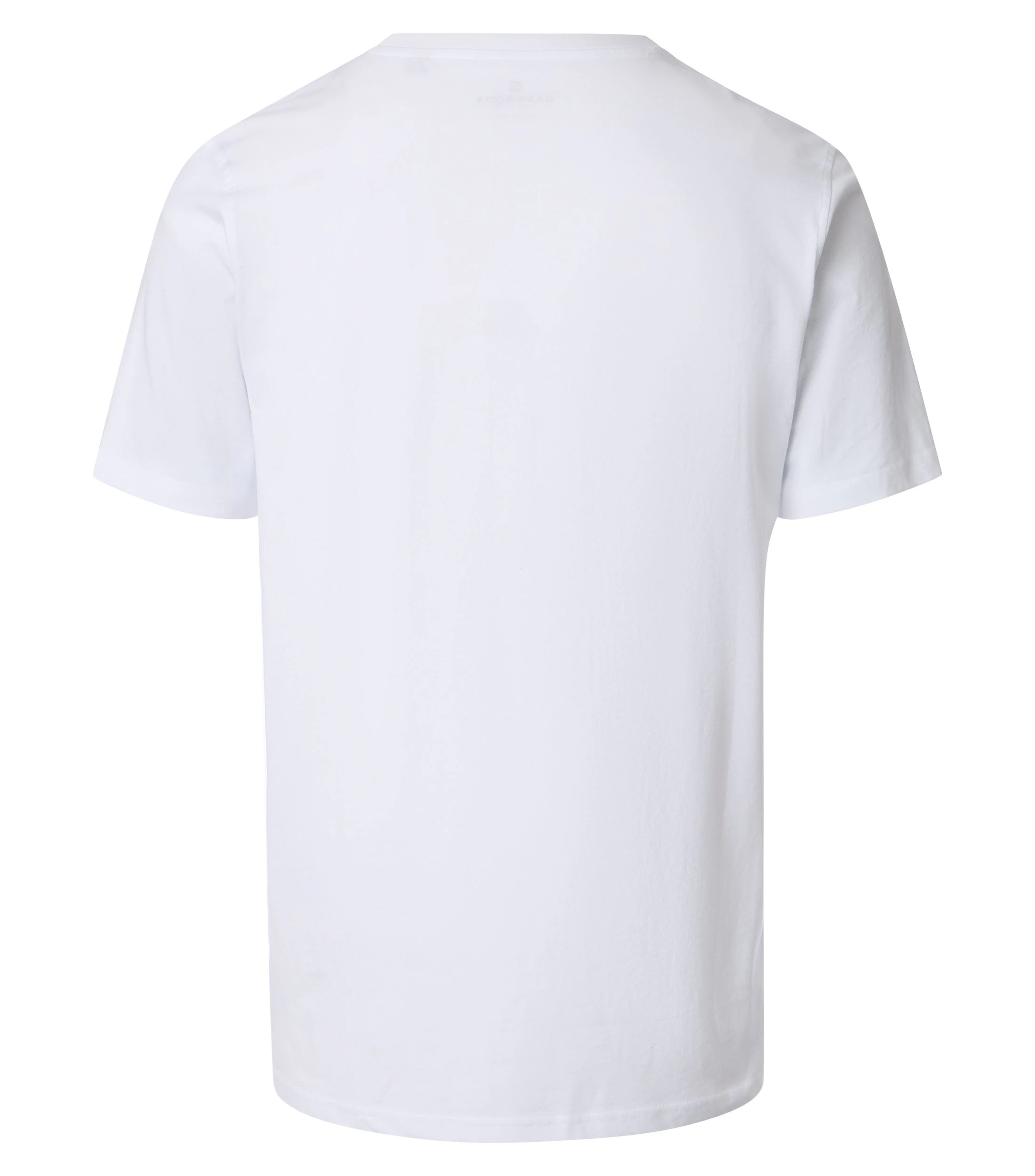 T-Shirt im unifarbenen Design in der Farbe Weiß