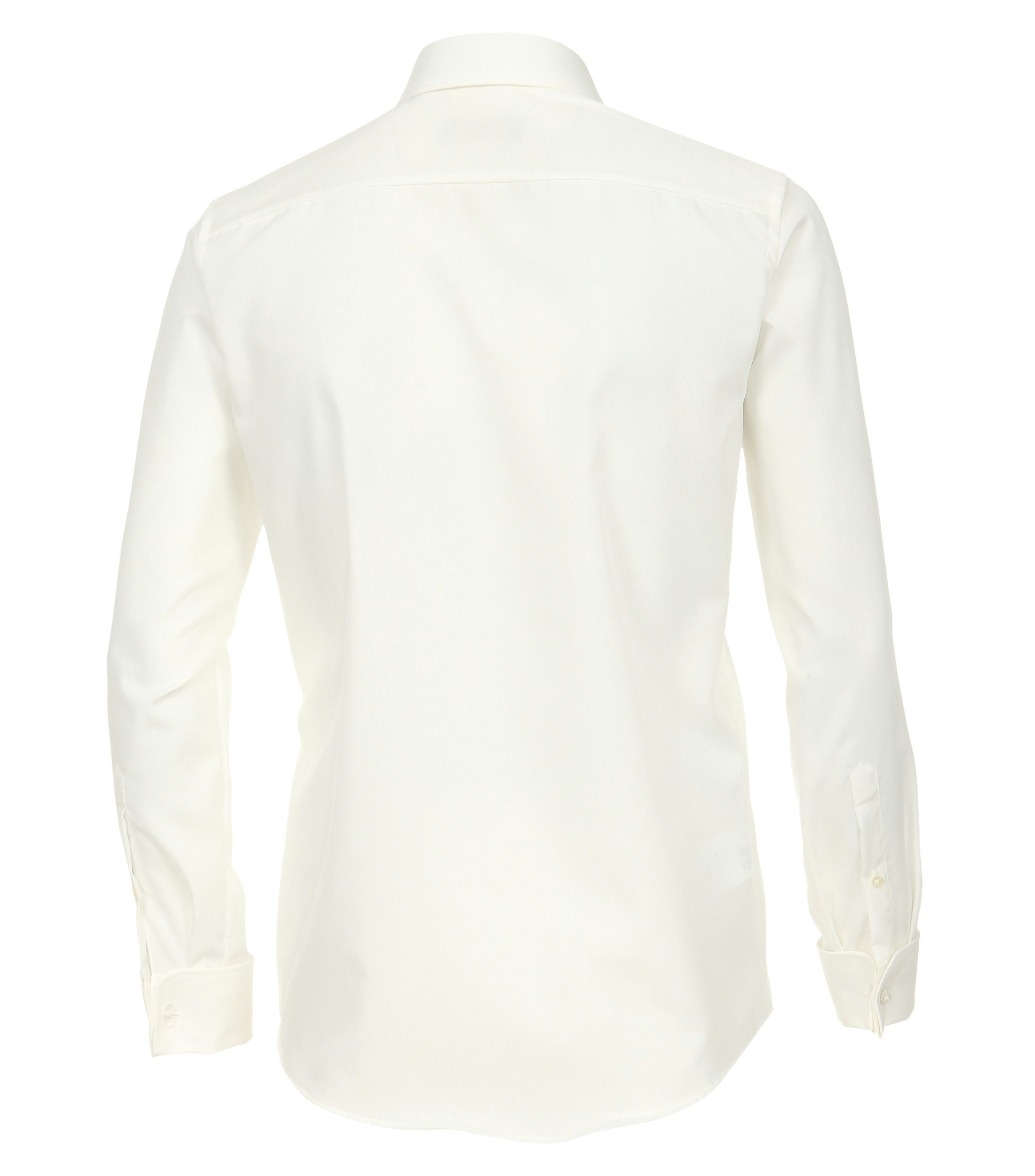 Ein Businesshemd im uni Muster in der Farbe Champagner