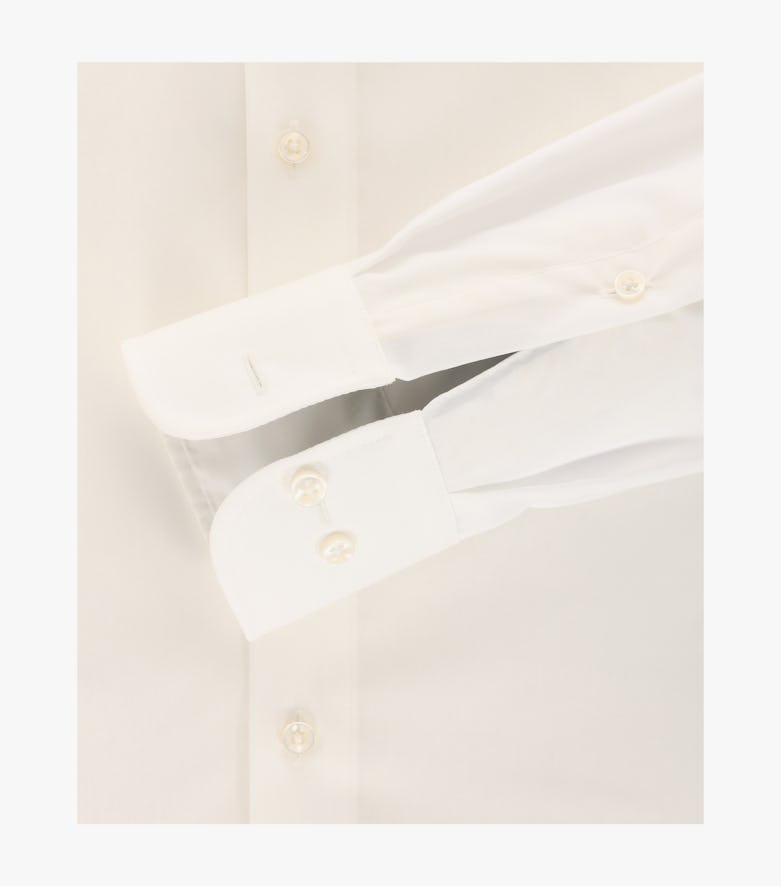 Businesshemd extra langer Arm 72cm in Weißbeige Modern Fit - CASAMODA
