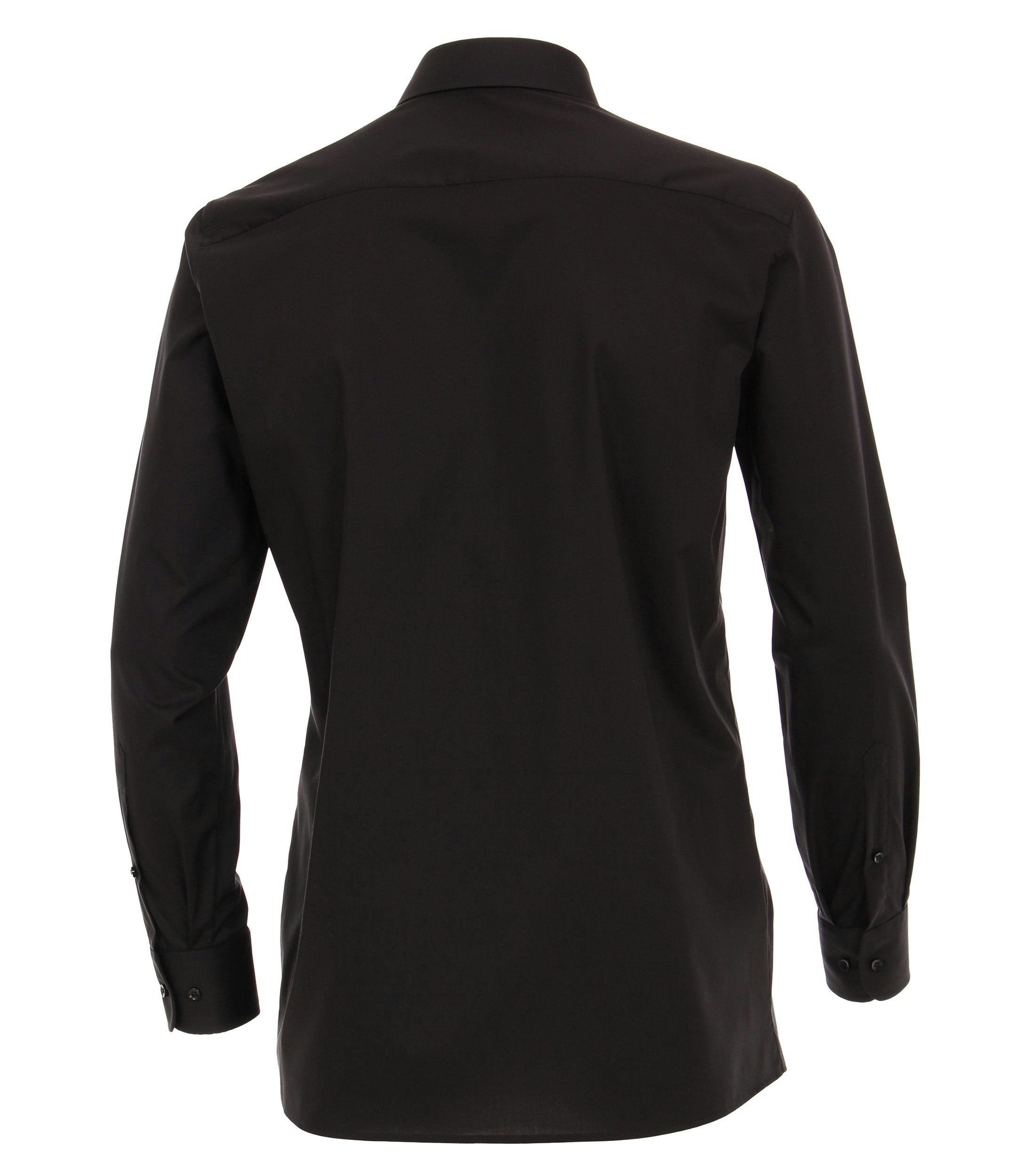 Businesshemd im unifarbenen Design in der Farbe Schwarz