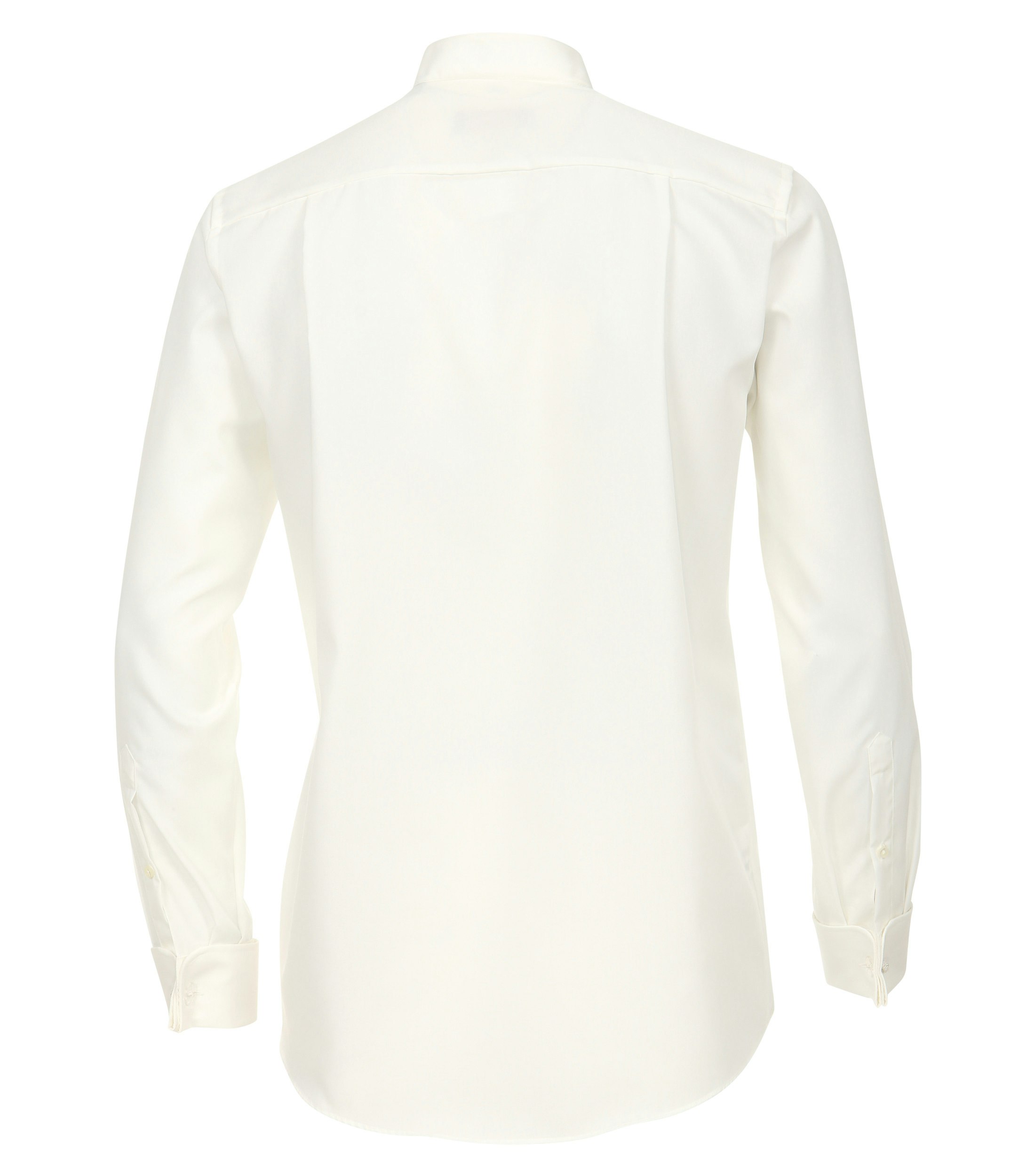 Ein Businesshemd im uni Muster in der Farbe Champagner