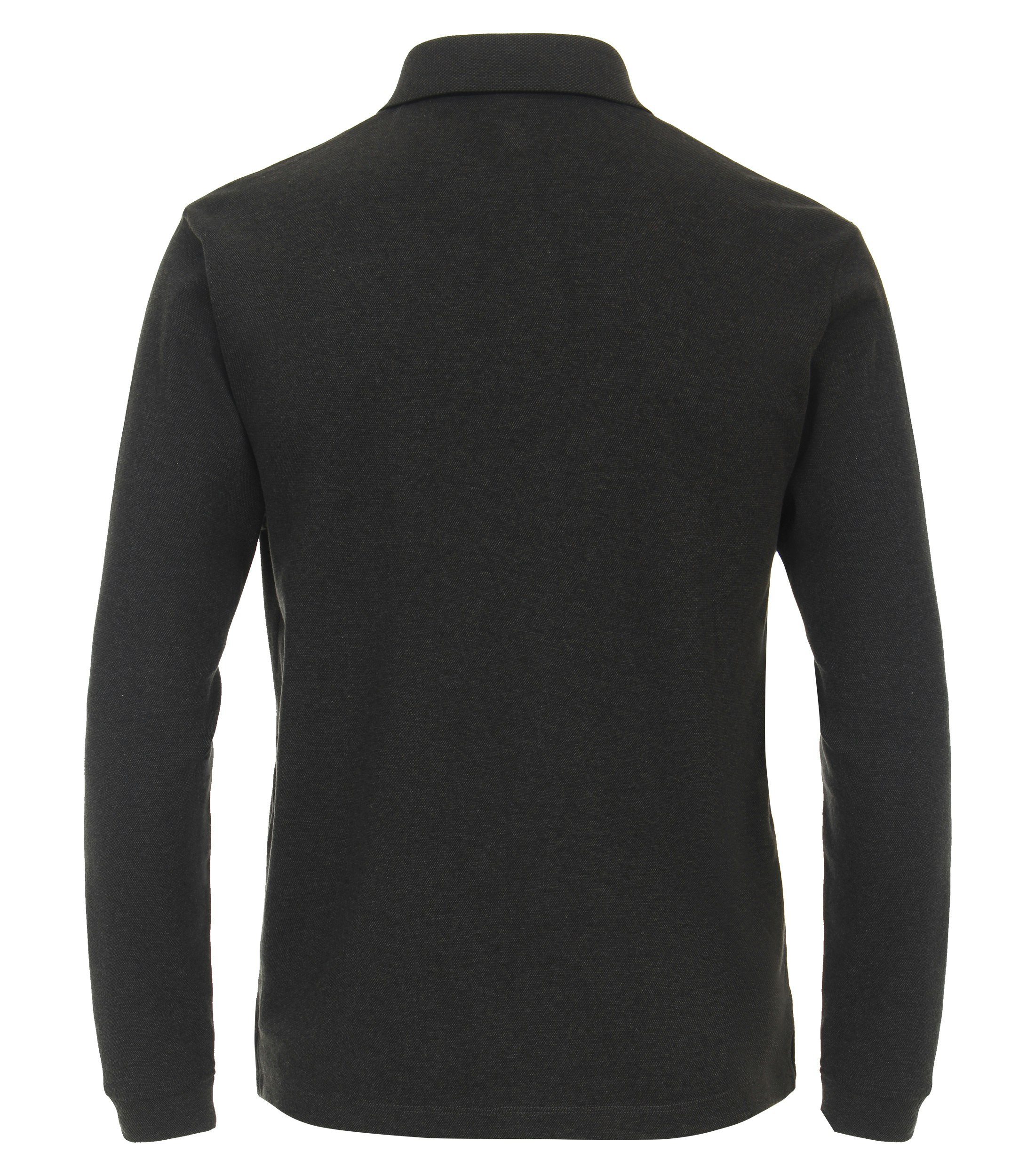 Polo-Shirt im unifarbenen Design in der Farbe Dunkelgrau