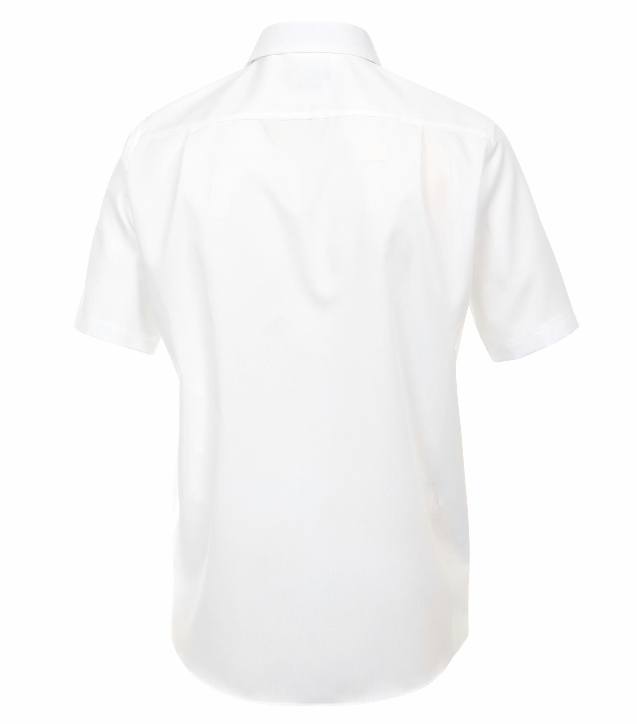 Ein Businesshemd im uni Muster in der Farbe Weiß