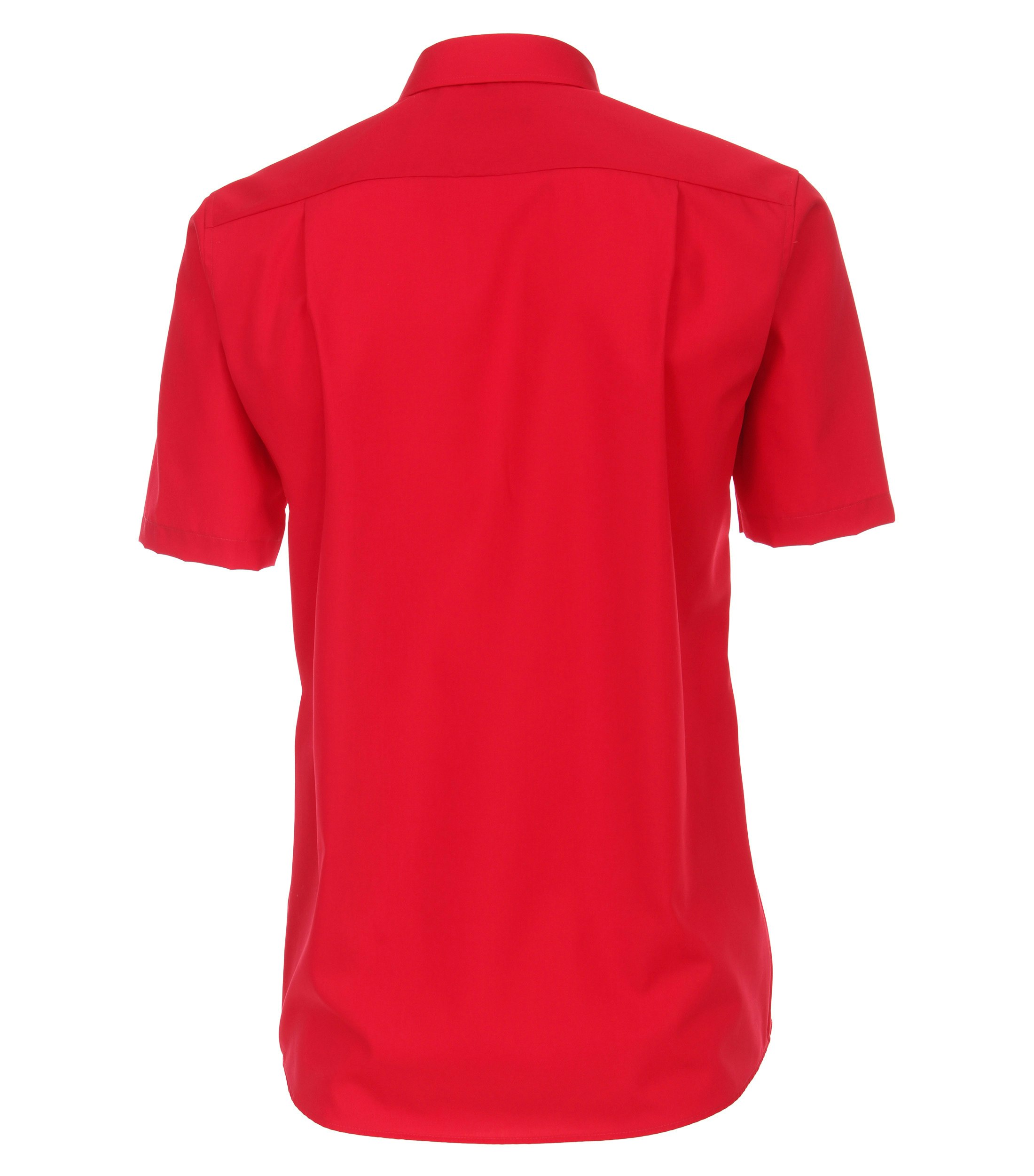 Ein Businesshemd im uni Muster in der Farbe sattes Rot