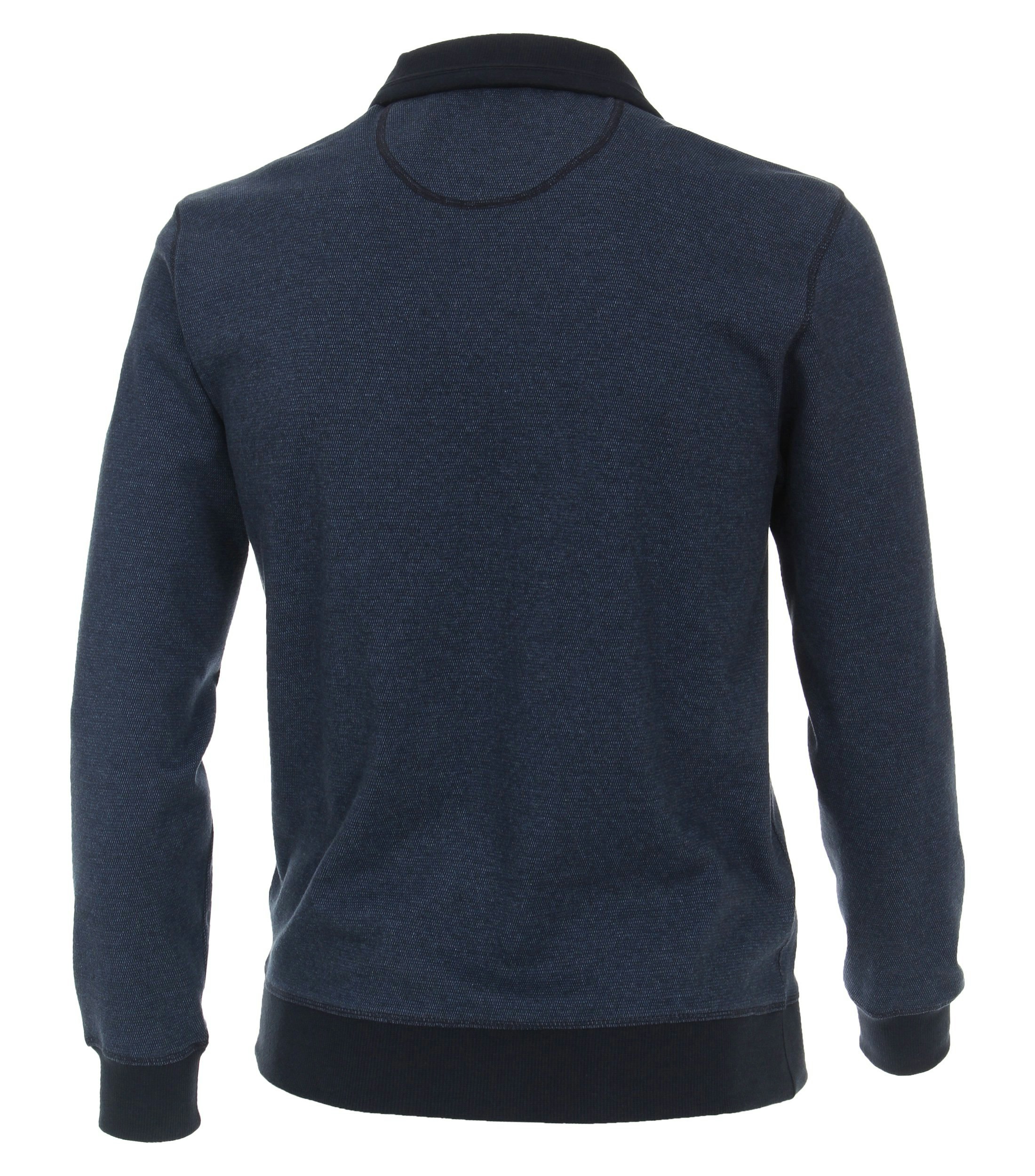 Sweattroyer im unifarbenen Design in der Farbe mittleres Dunkelblau