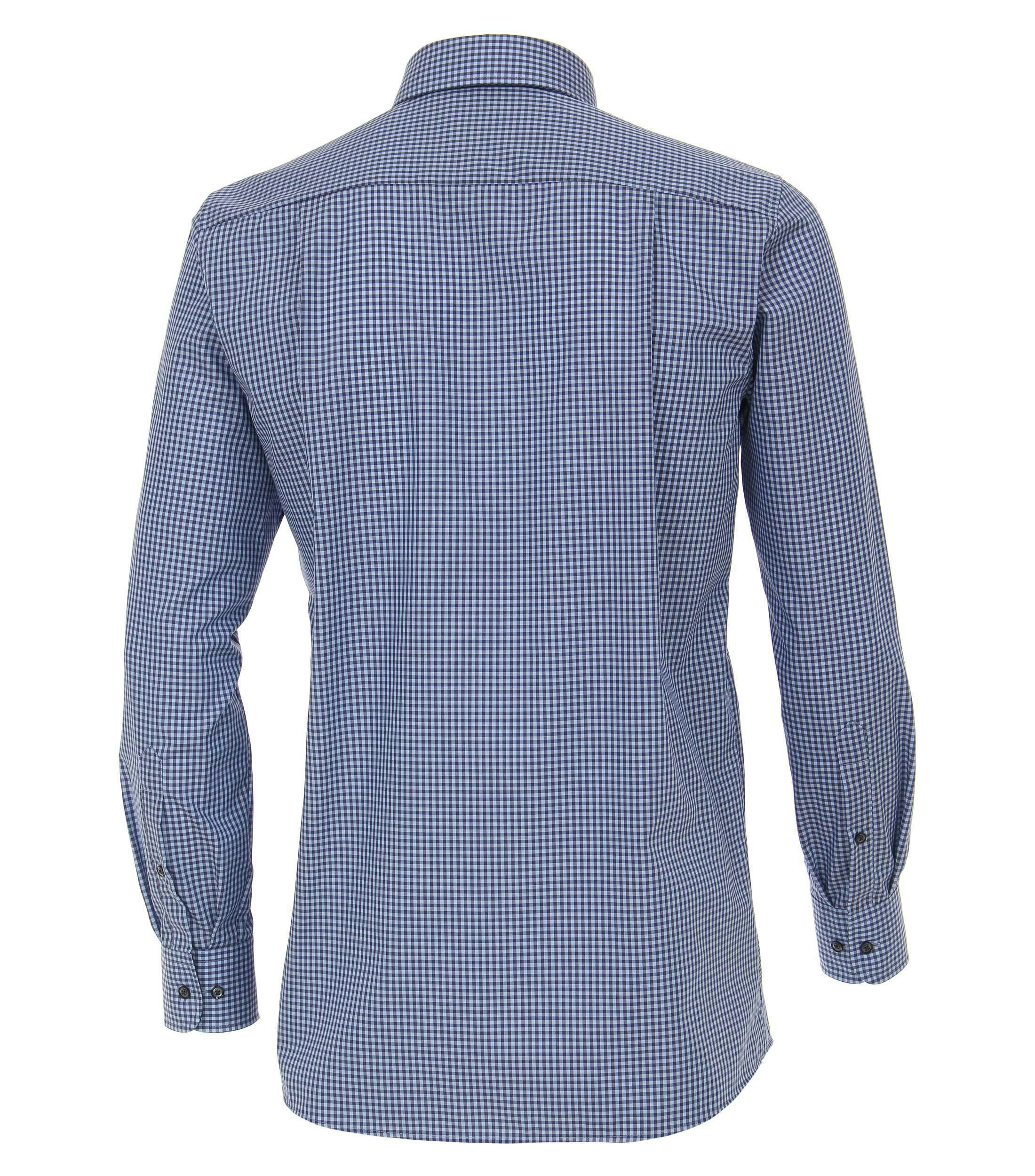 Ein Businesshemd im kariert Muster in der Farbe Hellblau