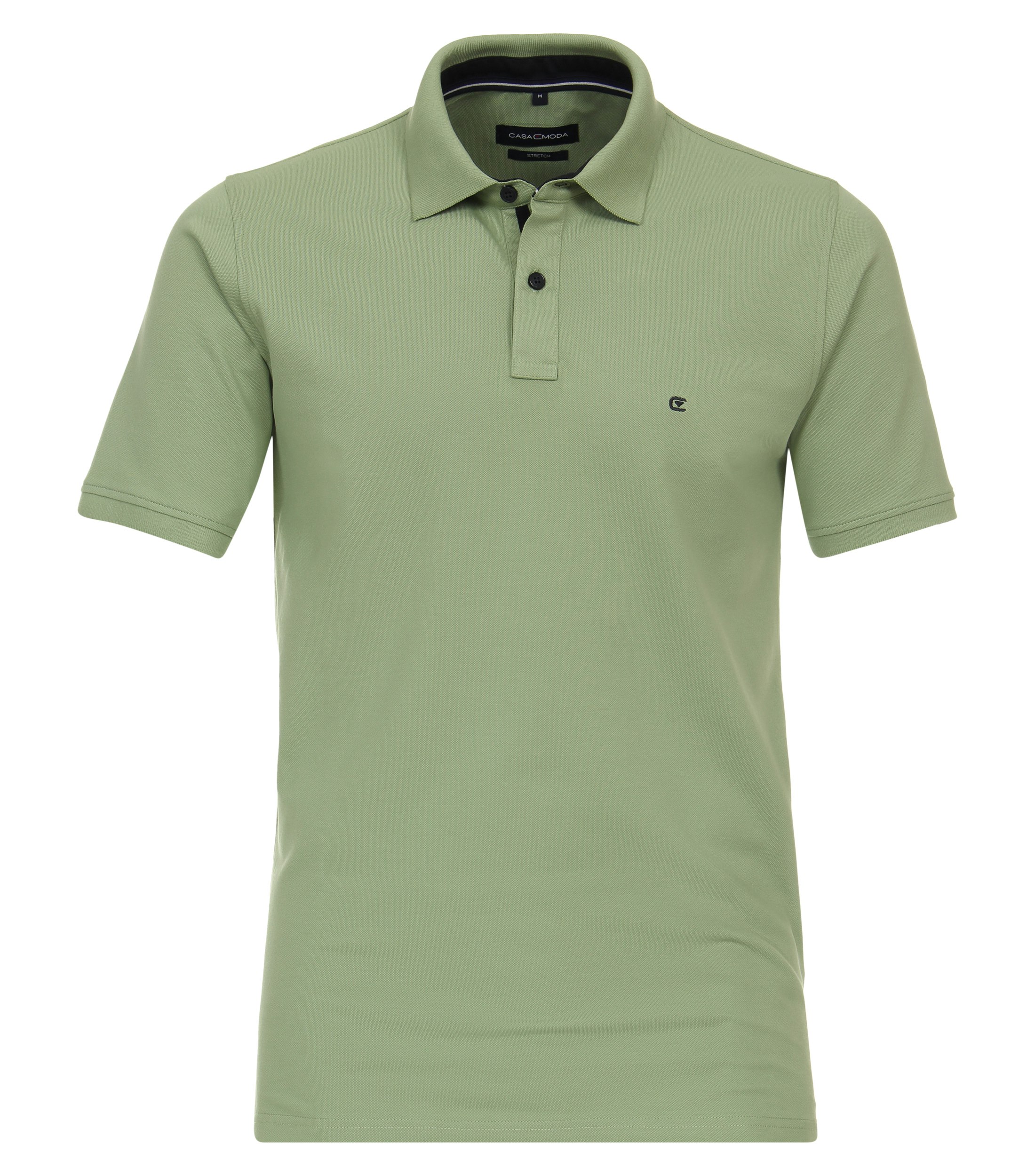 Polo-Shirt im unifarbenen Design in der Farbe Hellgrün