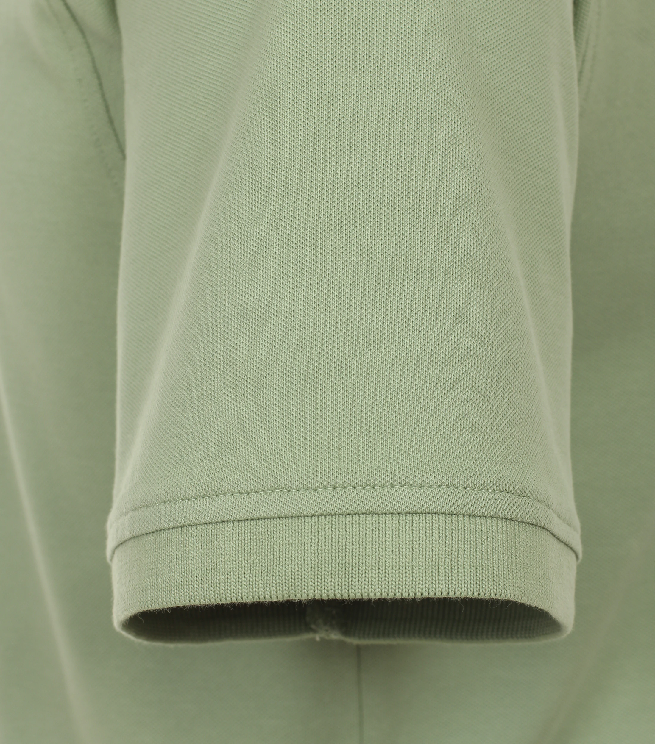 Polo-Shirt im unifarbenen Design in der Farbe Hellgrün