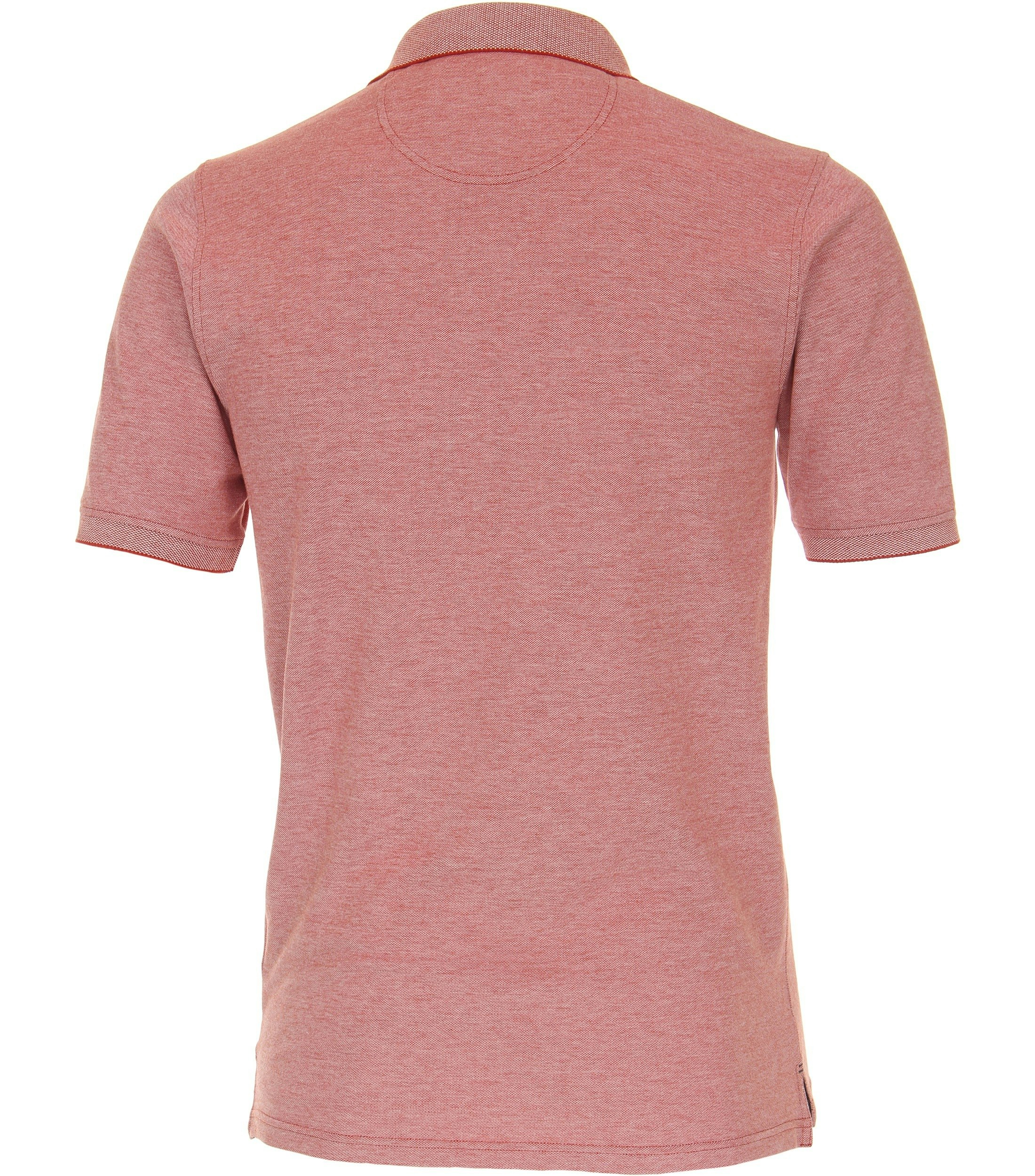 Polo-Shirt im unifarbenen Design in der Farbe Dunkelorange