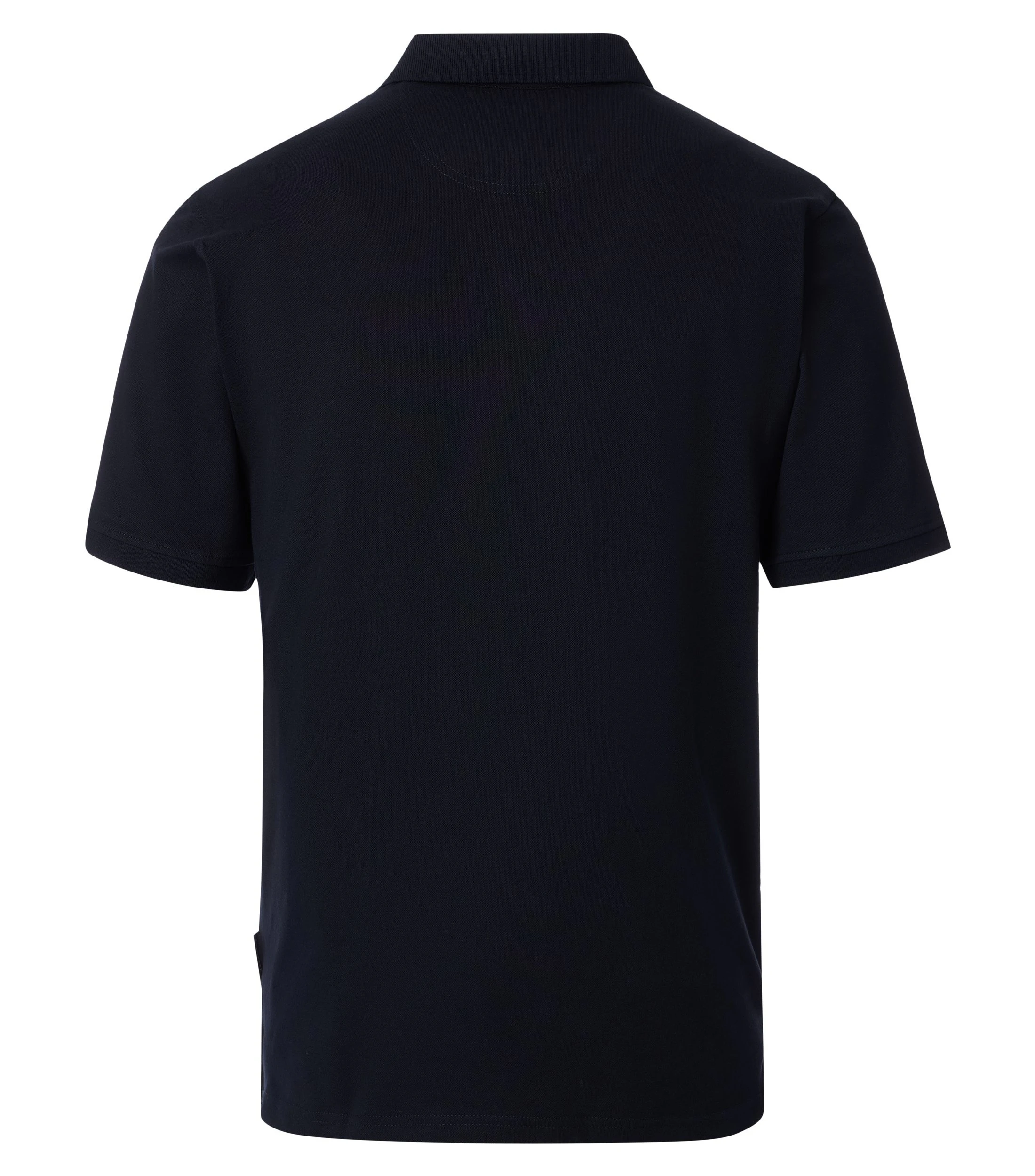 Polo-Shirt im unifarbenen Design in der Farbe Dunkelblau