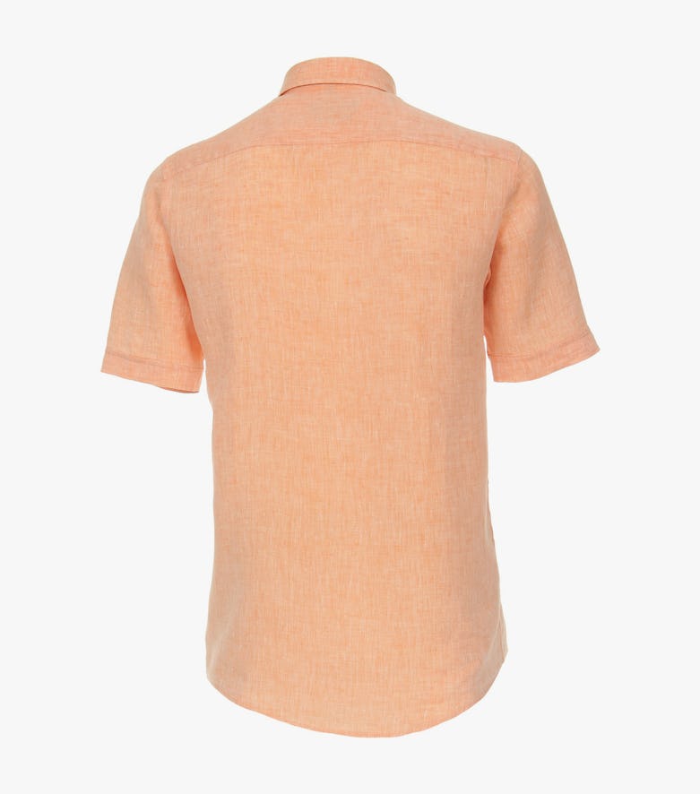 Leinenhemd in Orange Casual Fit - CASAMODA
