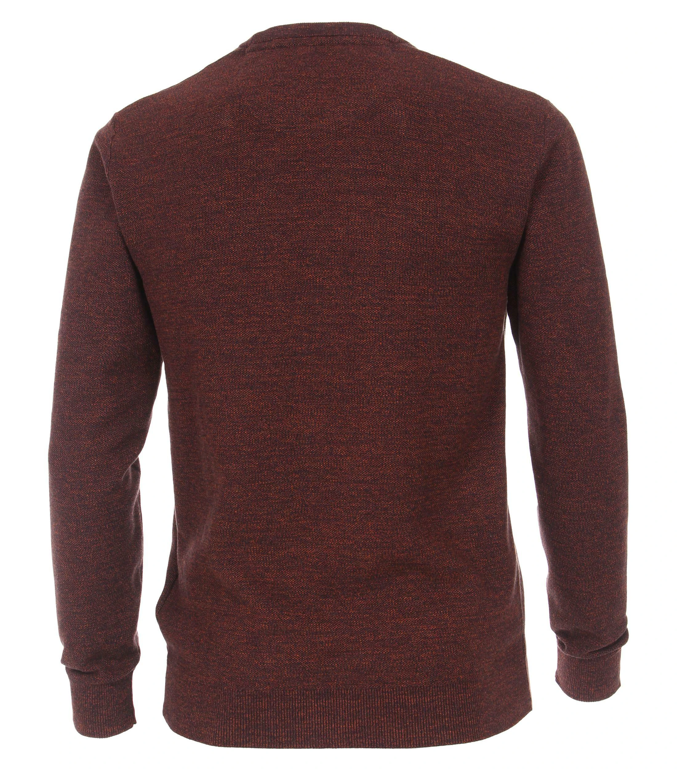 Pullover im unifarbenen Design in der Farbe Dunkelorange