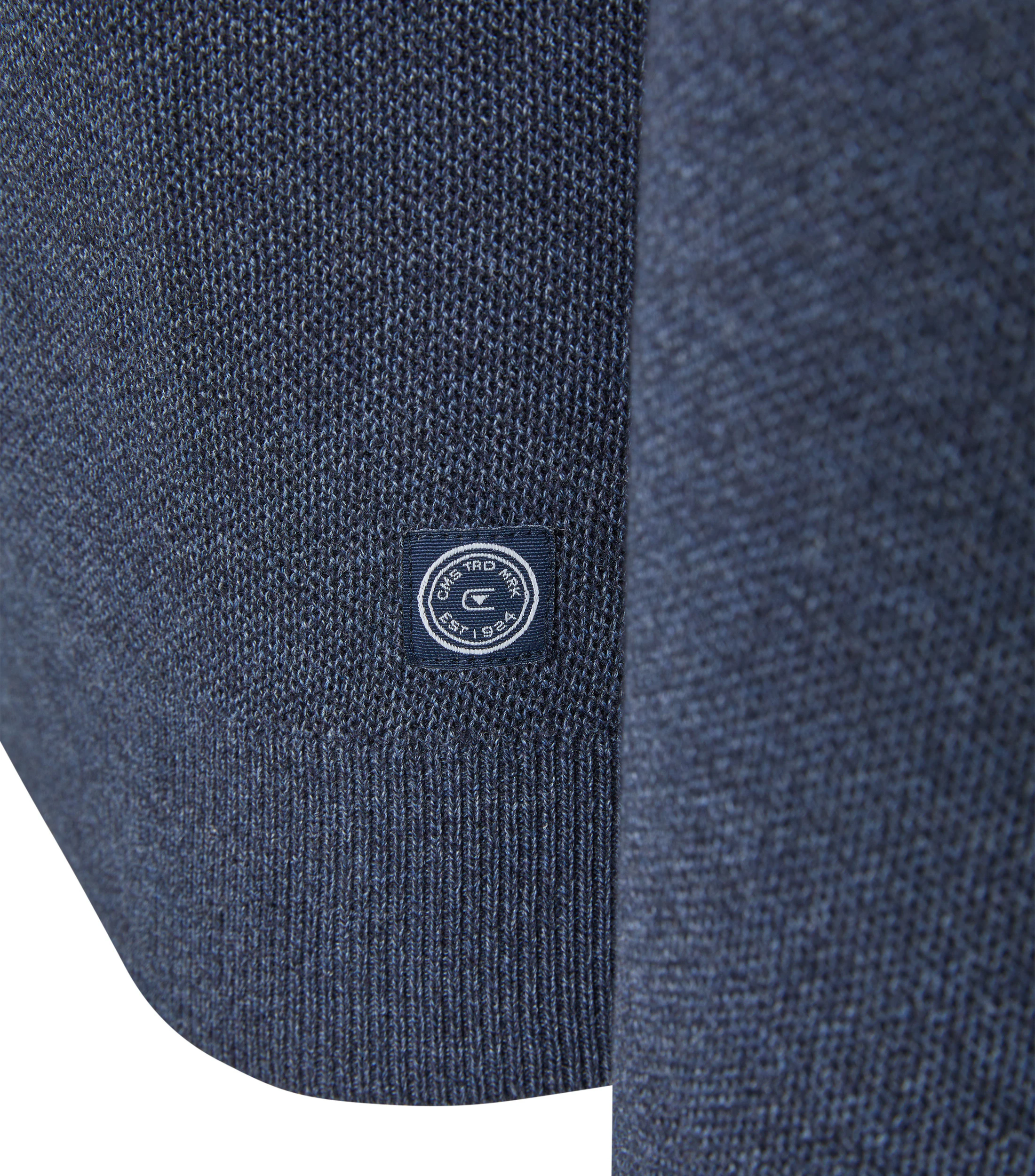 Pullover im unifarbenen Design in der Farbe Dunkelblau