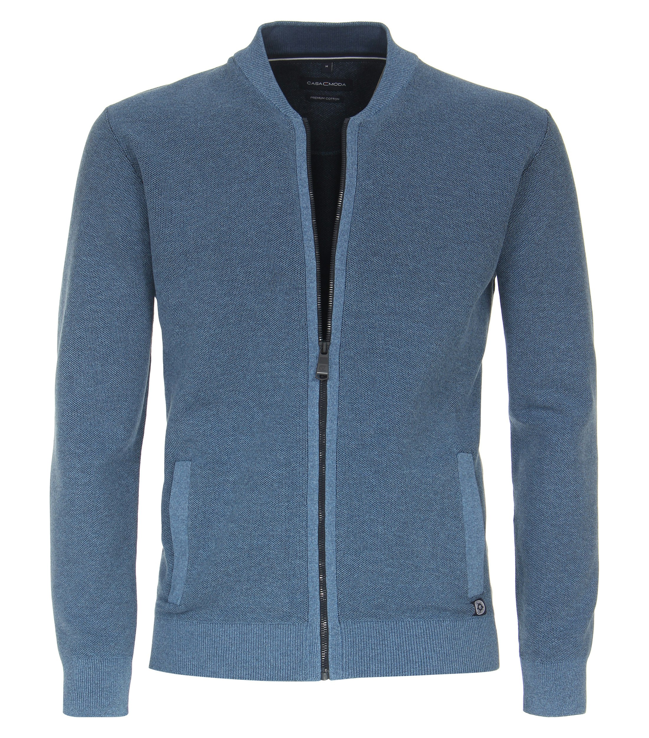 Strickjacke im unifarbenen Design in der Farbe Hellblau