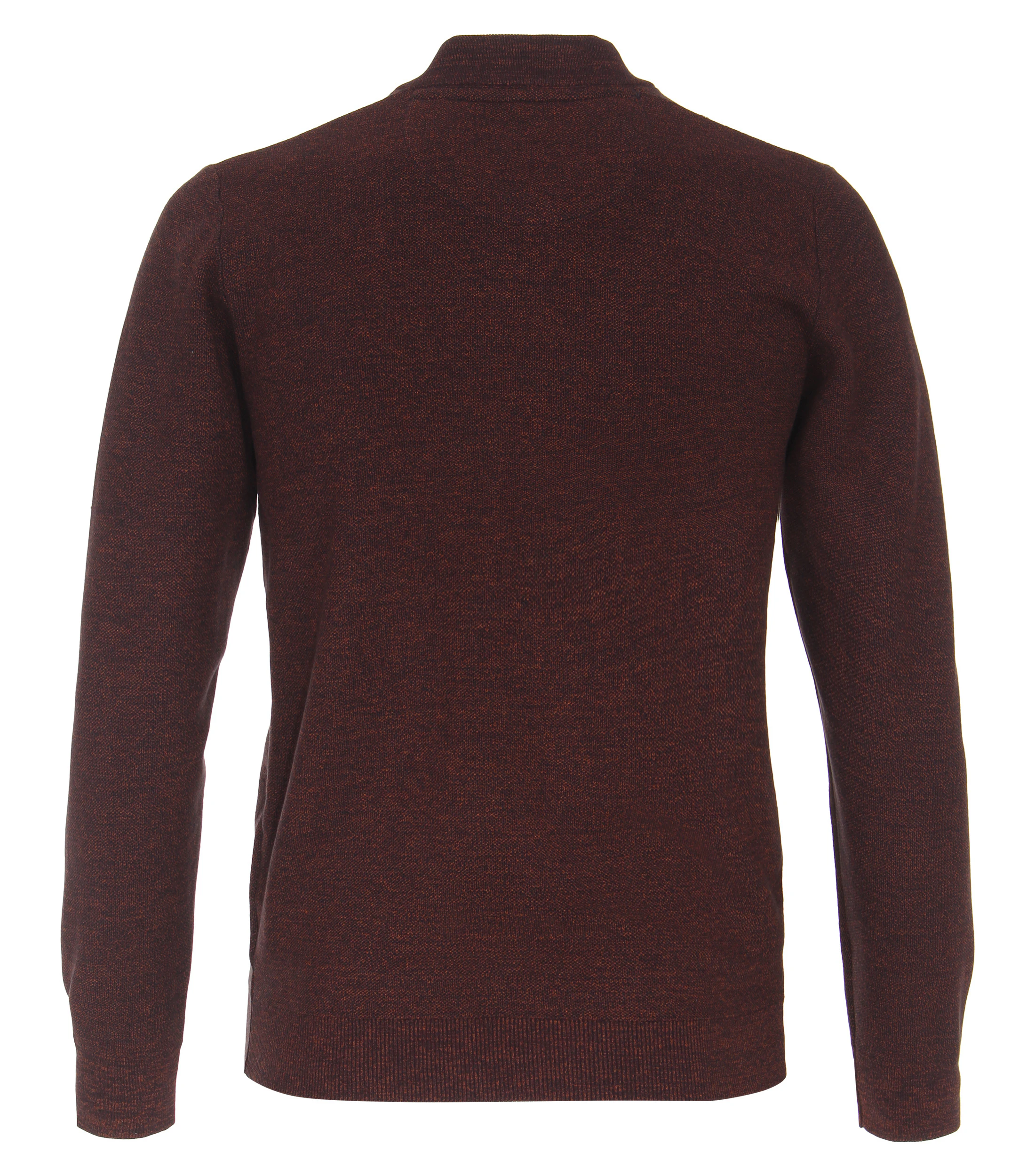 Strickjacke im unifarbenen Design in der Farbe Dunkelorange